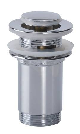 airfit Ablaufventil mit rundem click/clack1 1/4" Ventilstopfen groß