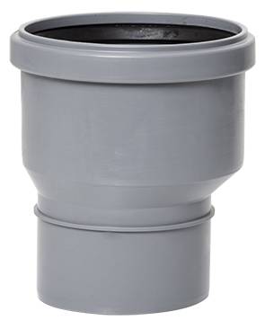 airfit Reduzieradapter Muffe DN 110Spitzende 90, exzentrisch, aus PP