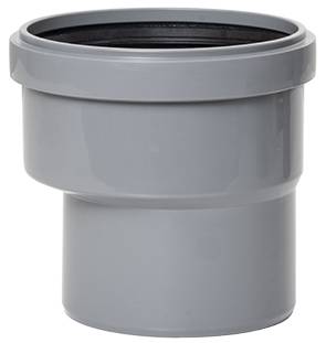 airfit Reduzieradapter Muffe DN125Spitzende 110, exzentrisch, aus PP