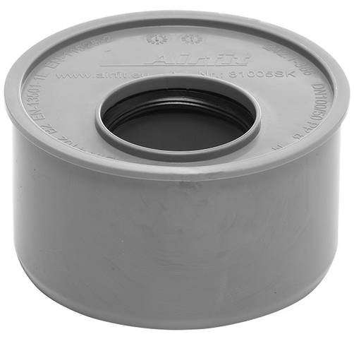 airfit Superkurz-Reduzierstück DN 110x75aus PP, grau