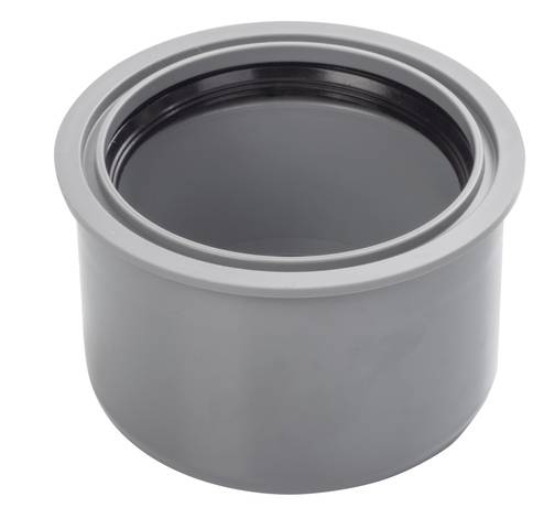 airfit Superkurz-Reduzierstück DN 90x75aus PP, grau