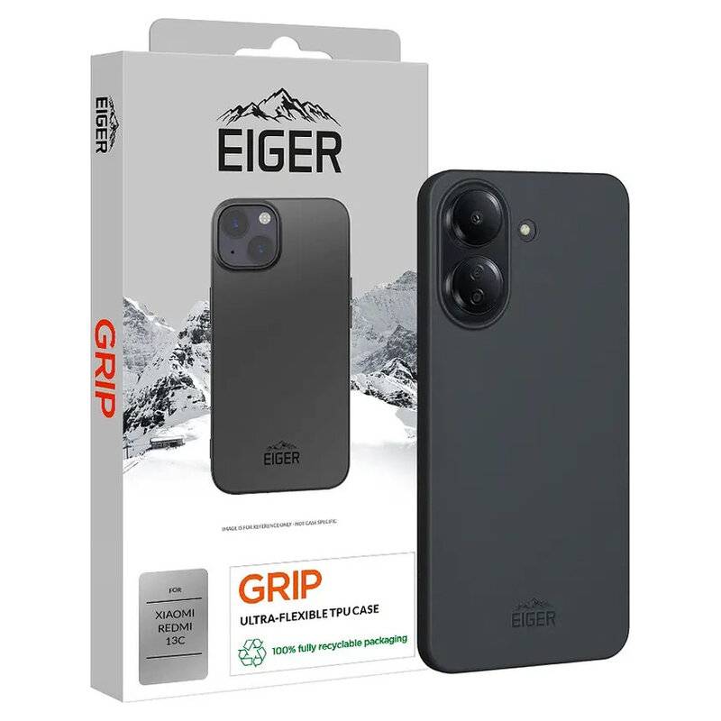 Eiger Grip Case Xiaomi Redmi 13C sw (schwarz)