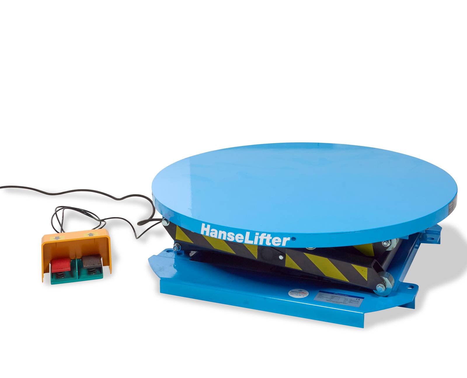 Hanselifter Stationärer Hubtisch mit drehbarer Plattform Hubhöhe 700mm Tragkraft 1000kg Betriebsspannung 380 V