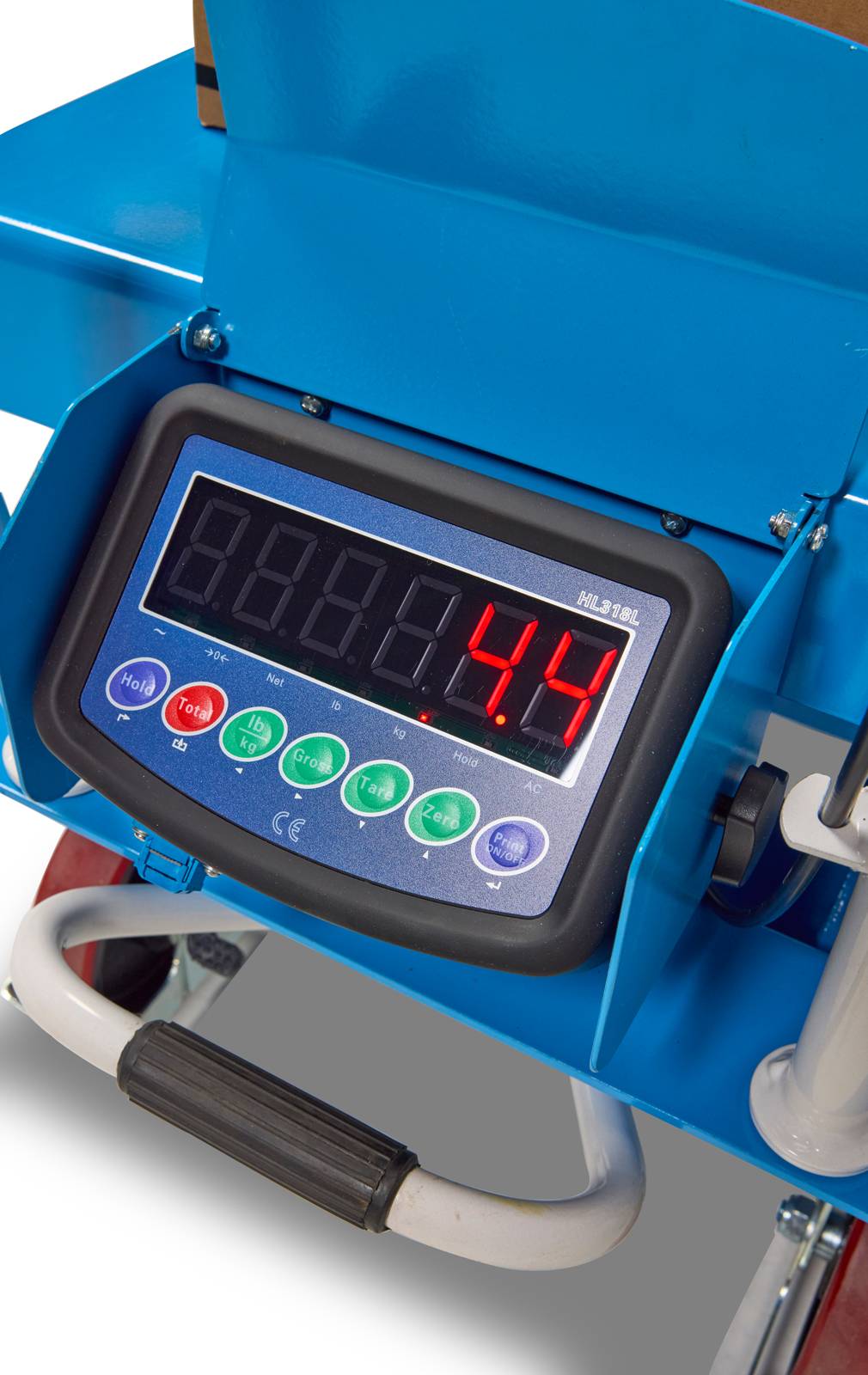 Hanselifter manueller mobiler Hubtisch mit Waage SPA500W Hubhöhe 12020mm Tragkraft 500kg