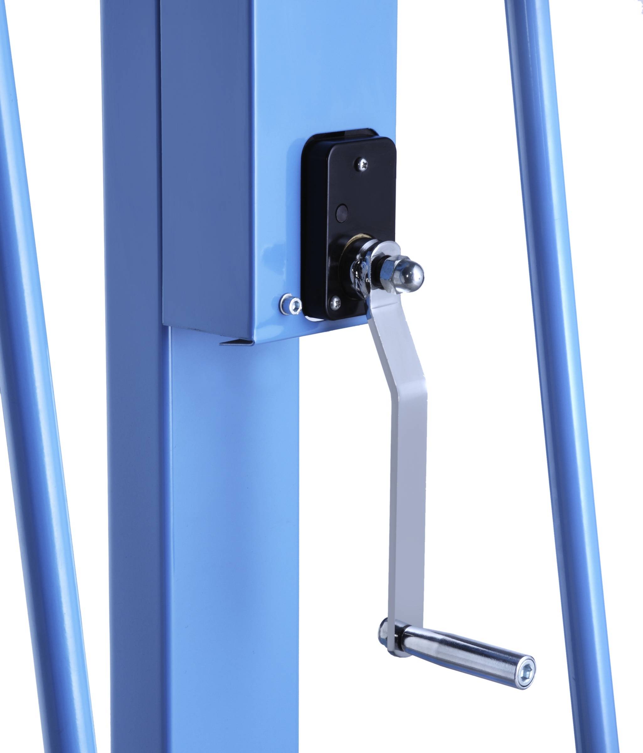 Hanselifter Handwinden-Minilifter MES100 Tragkraft 100kg Hubhöhe 1500mm