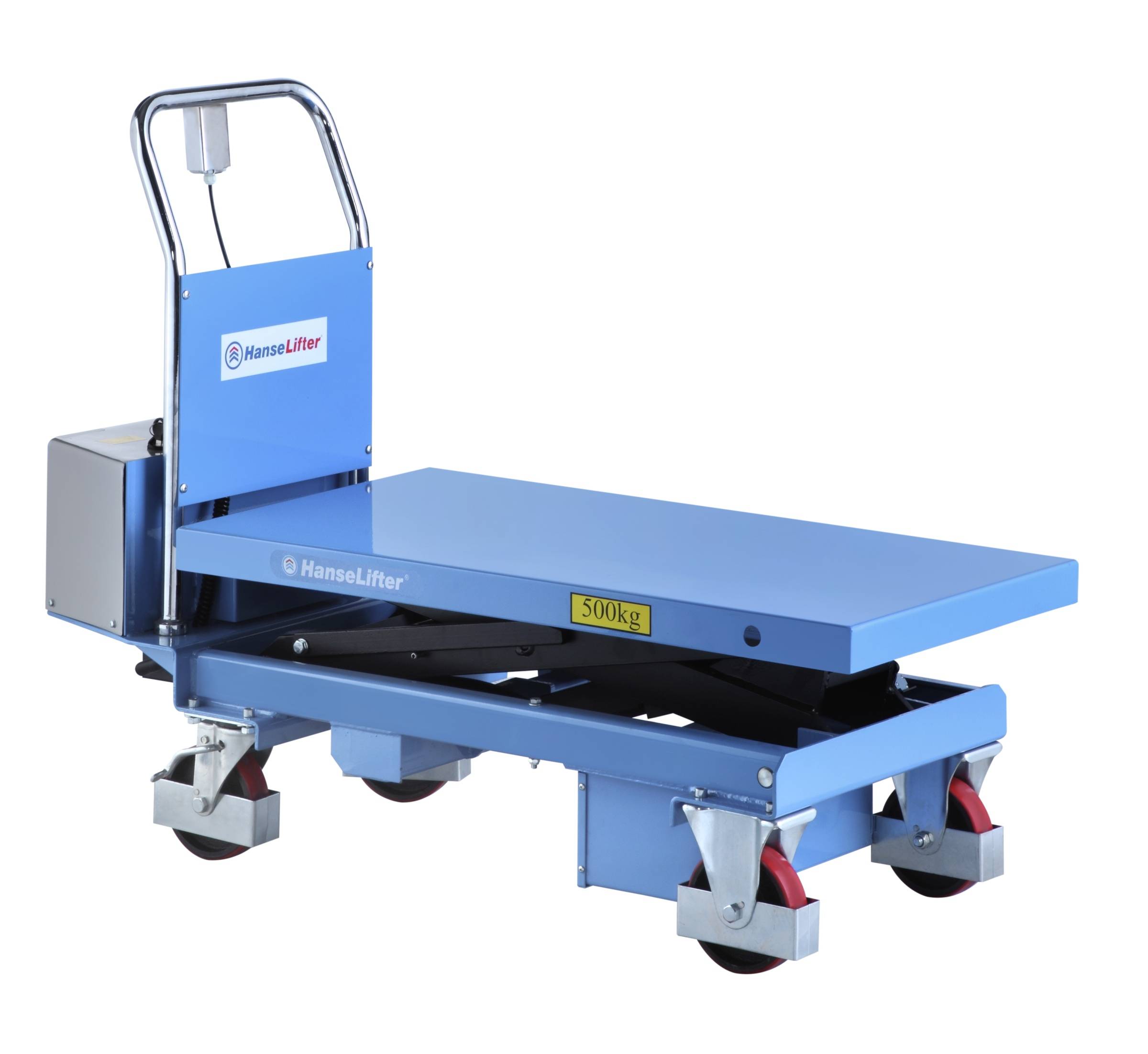 HanseLifter elektrischer Hubtischwagen E-TF50 Hubhöhe 1015mm Tragkraft bis 500kg