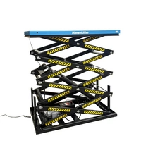 Hanselifter Stationärer Scherenhubtisch mit Vierfachschere in zwei Betriebsspannungen QRSHT04 bis Hubhöhe 4140mm Tragkraft 400kg Betriebsspannung Hanselifter Stationärer Scherenhubtisch mit Vierfachschere in zwei Betriebsspannungen QRSHT04 bis Hubhöhe 4140mm Tragkraft 400kg Betriebsspannung