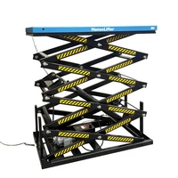 Hanselifter Stationärer Scherenhubtisch mit Vierfachschere in zwei Betriebsspannungen QRSHT04 bis Hubhöhe 4140mm Tragkraft 400kg Betriebsspannung Hanselifter Stationärer Scherenhubtisch mit Vierfachschere in zwei Betriebsspannungen QRSHT04 bis Hubhöhe 4140mm Tragkraft 400kg Betriebsspannung