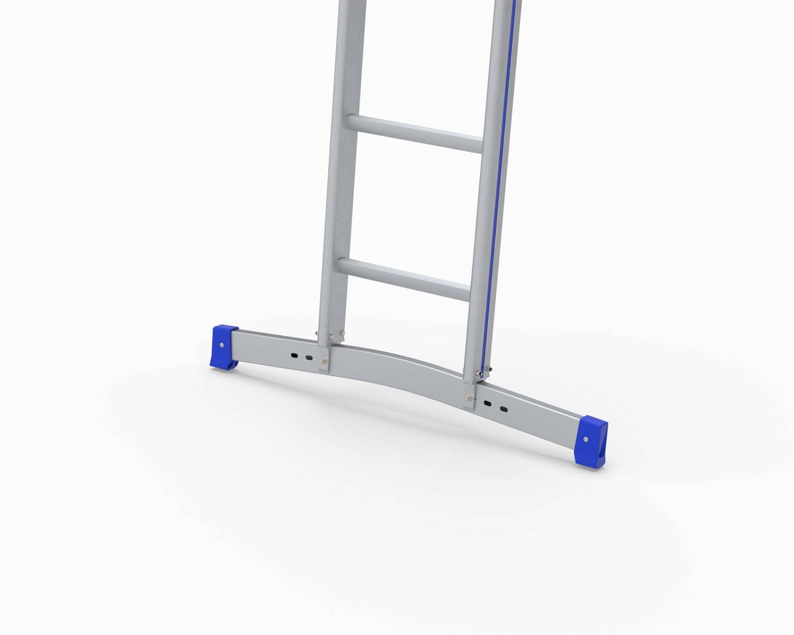 Mauderer Bavaria Schiebeleiter 925 mit gebogener Traverse 3x14 verstärkte Dreikantsprossen