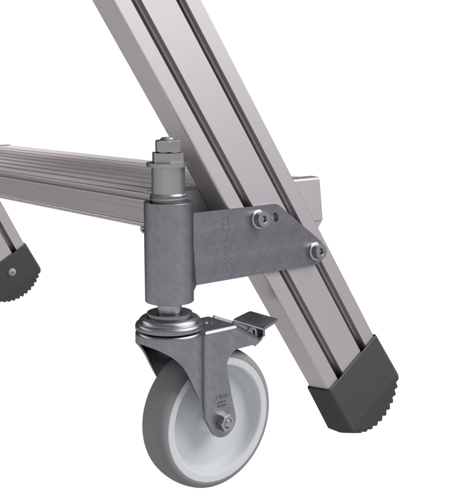 Hymer Podesttreppe fahrbar zweiseitig begehbar 2x8 Stufen