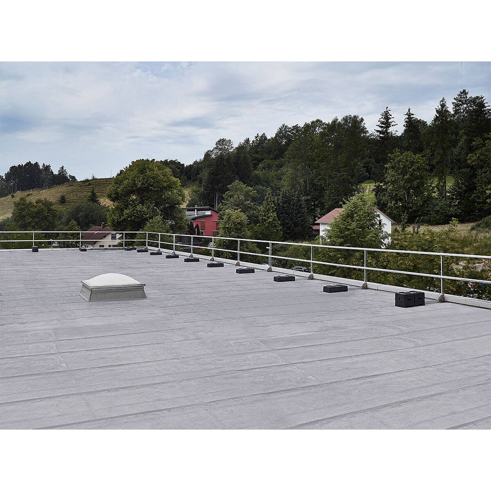 Mauderer Flachdachsicherung NEO 30 F 12m Set 3m Geländerlänge