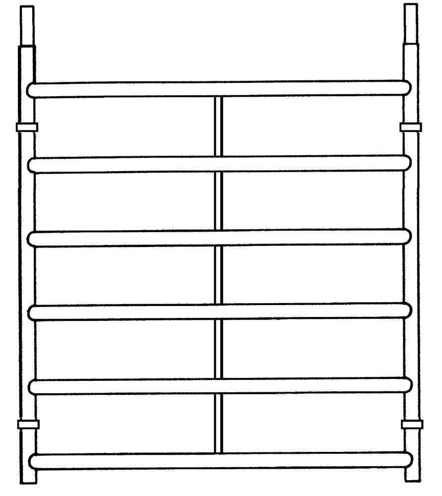 Euroline 6-Sprossenrahmen 1,50m rechts