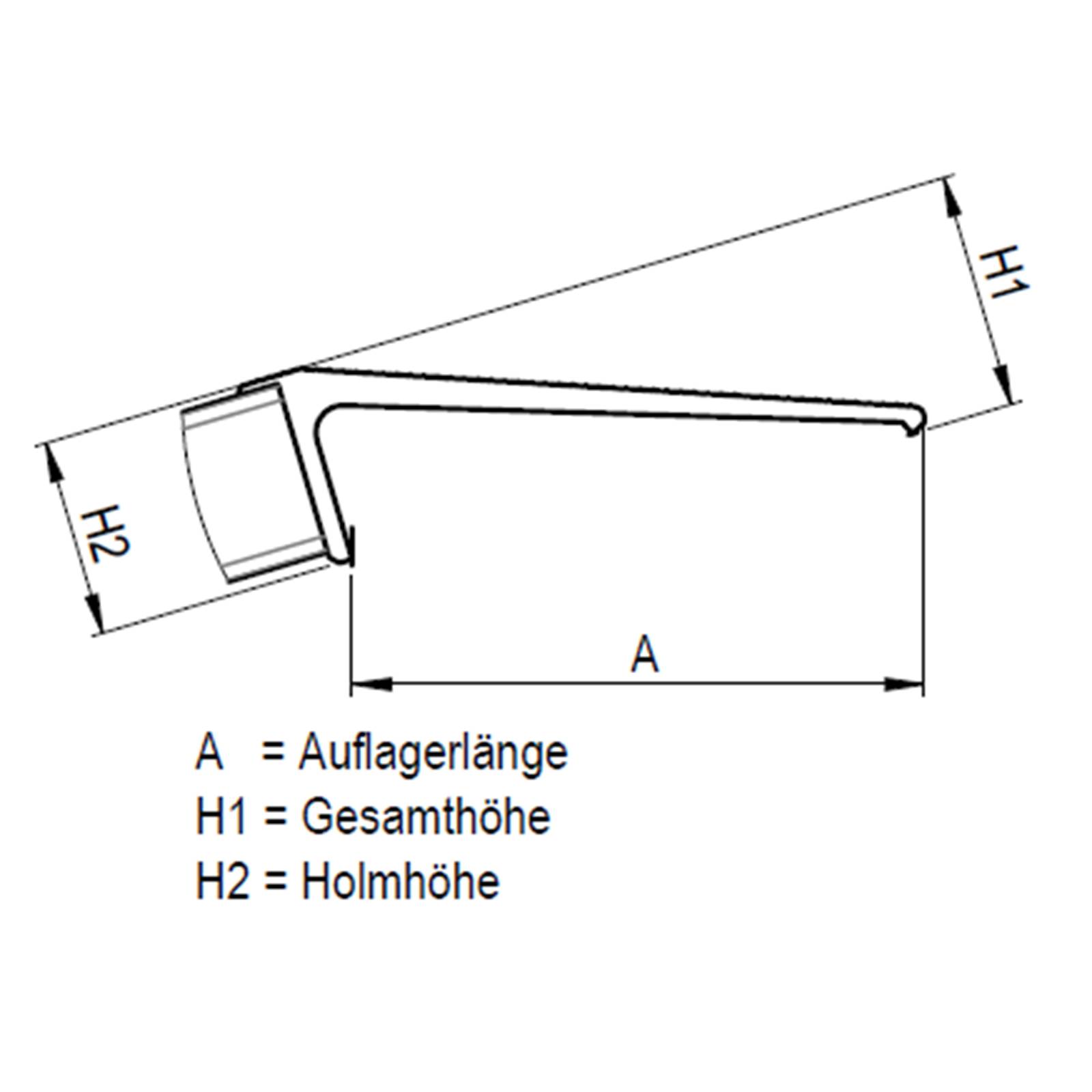 Mauderer Verladetechnik SuperLeicht-Schiene AO onhe Rand 2 Stück 250cm Länge