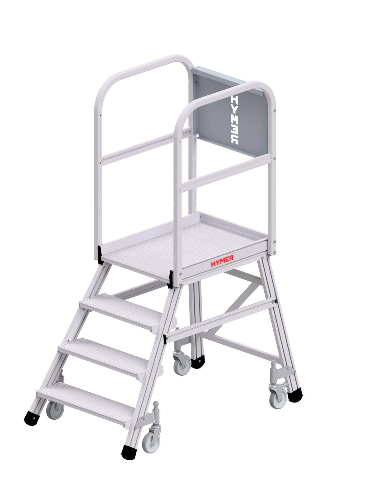 Hymer Podesttreppe fahrbar einseitig begehbar 4 Stufen