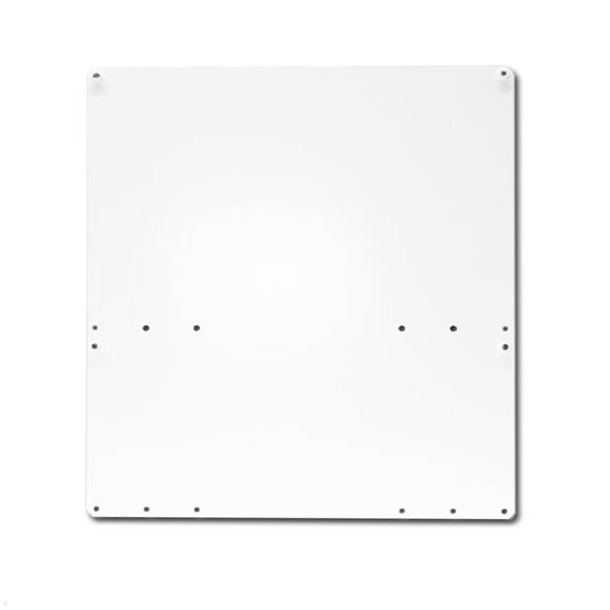 MonLines V100 VESA-Versatz Adapter, unten auf Bildschirmmitte, weiß