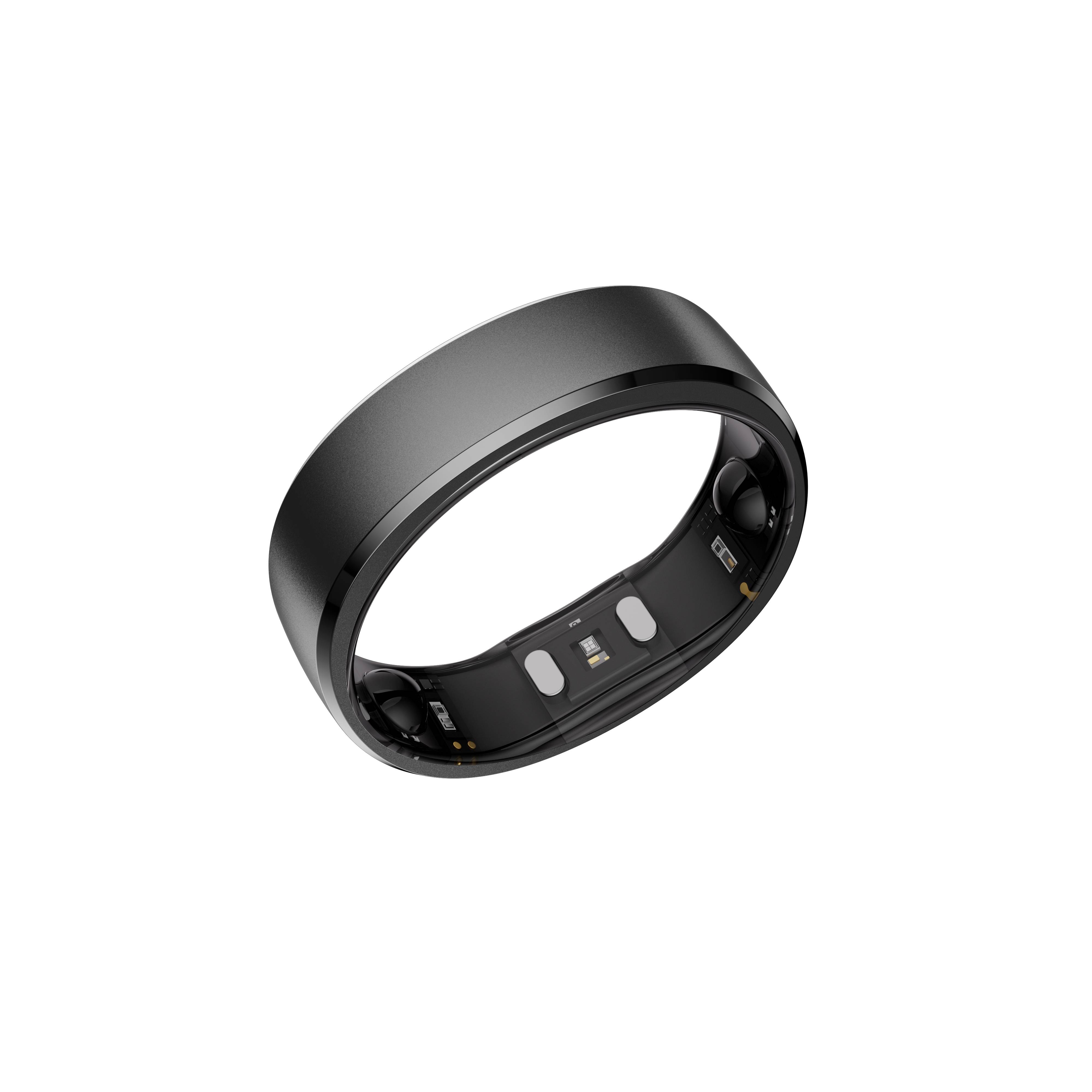 RINGCONN Smart Ring Gen2 Schwarz - mit Zusatzfunktion: Schlaf-Apnoe-Erkennung