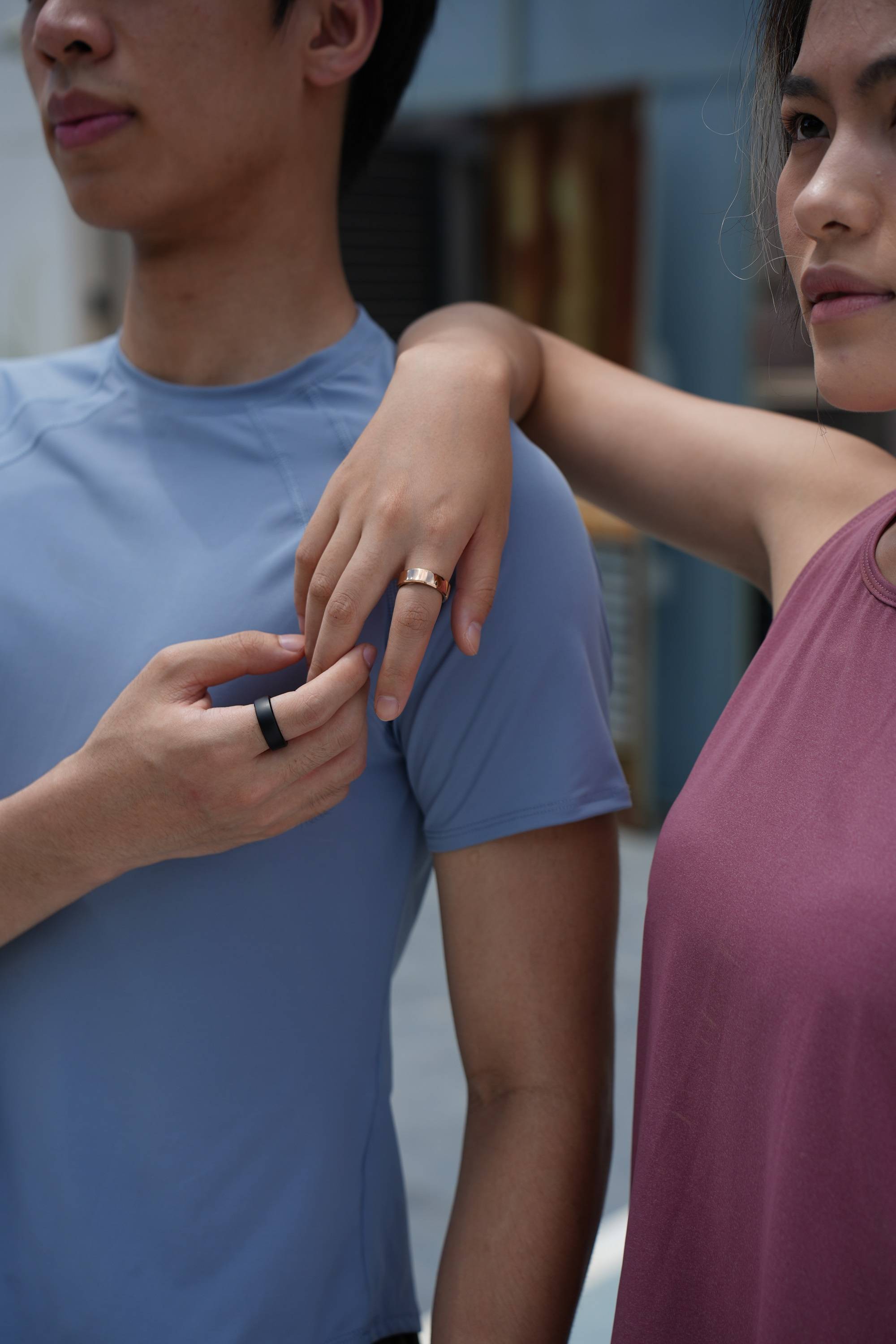 RINGCONN Smart Ring Gen2 Schwarz - mit Zusatzfunktion: Schlaf-Apnoe-Erkennung