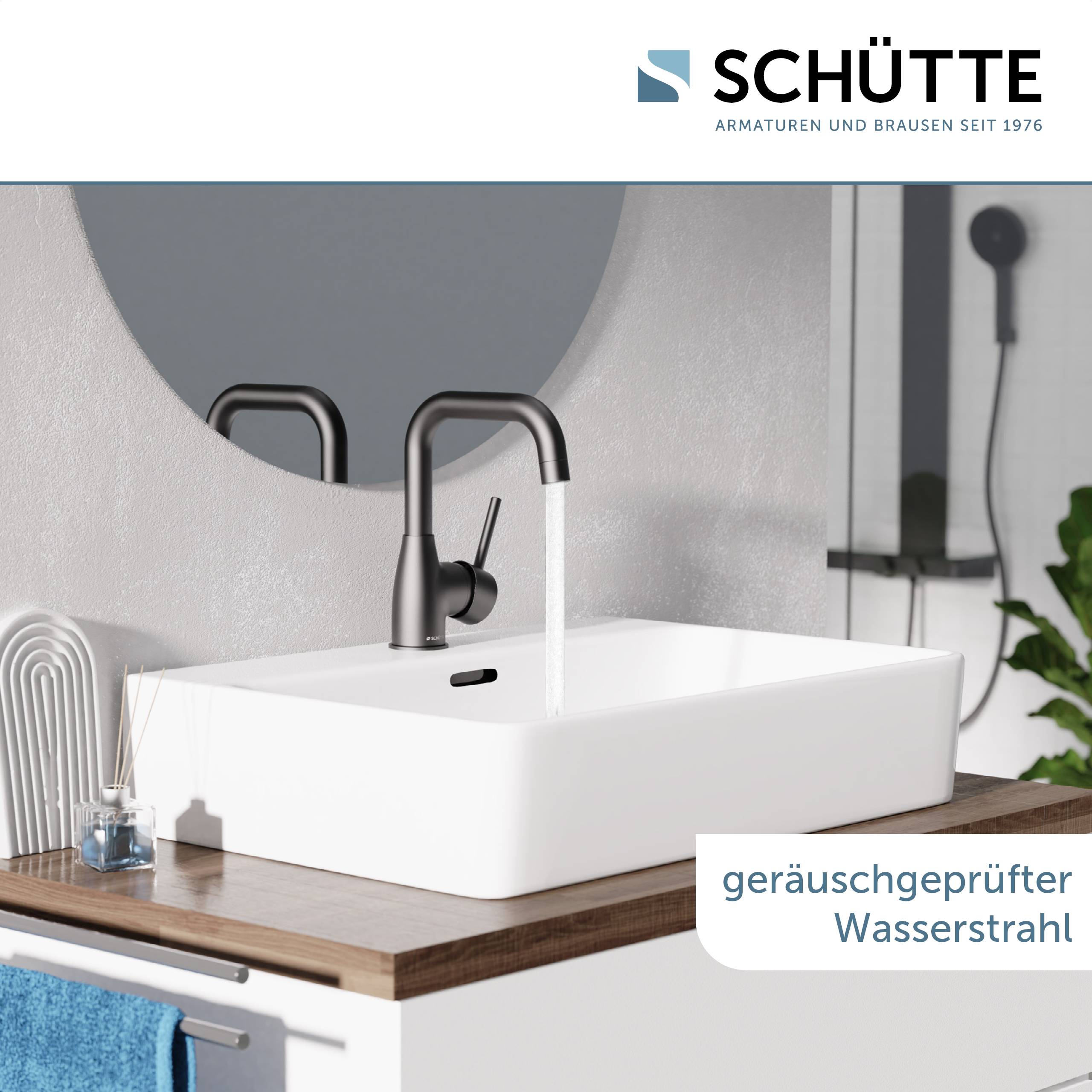 RAVENNA Waschtischarmatur, Schwarz matt