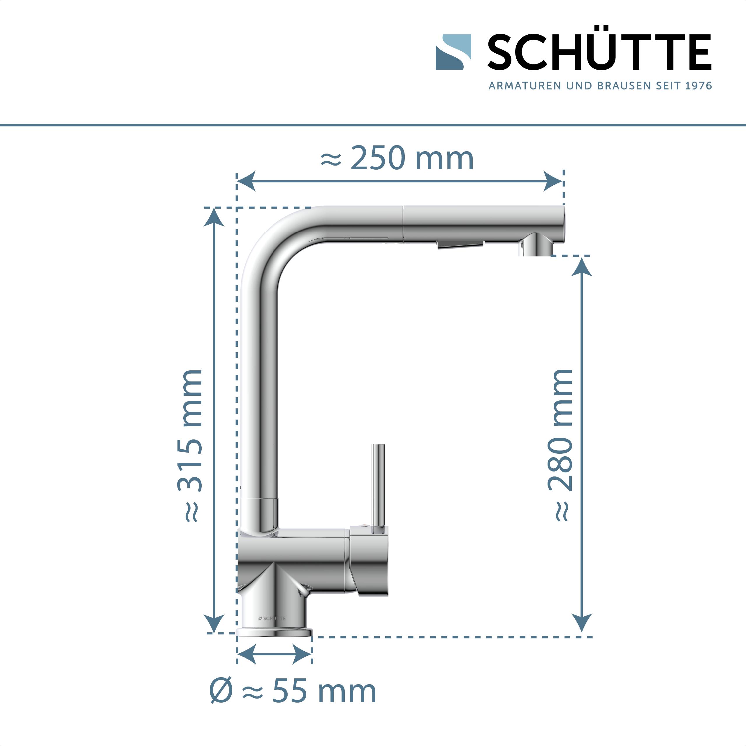 PARMA Spültischarmatur, Chrom