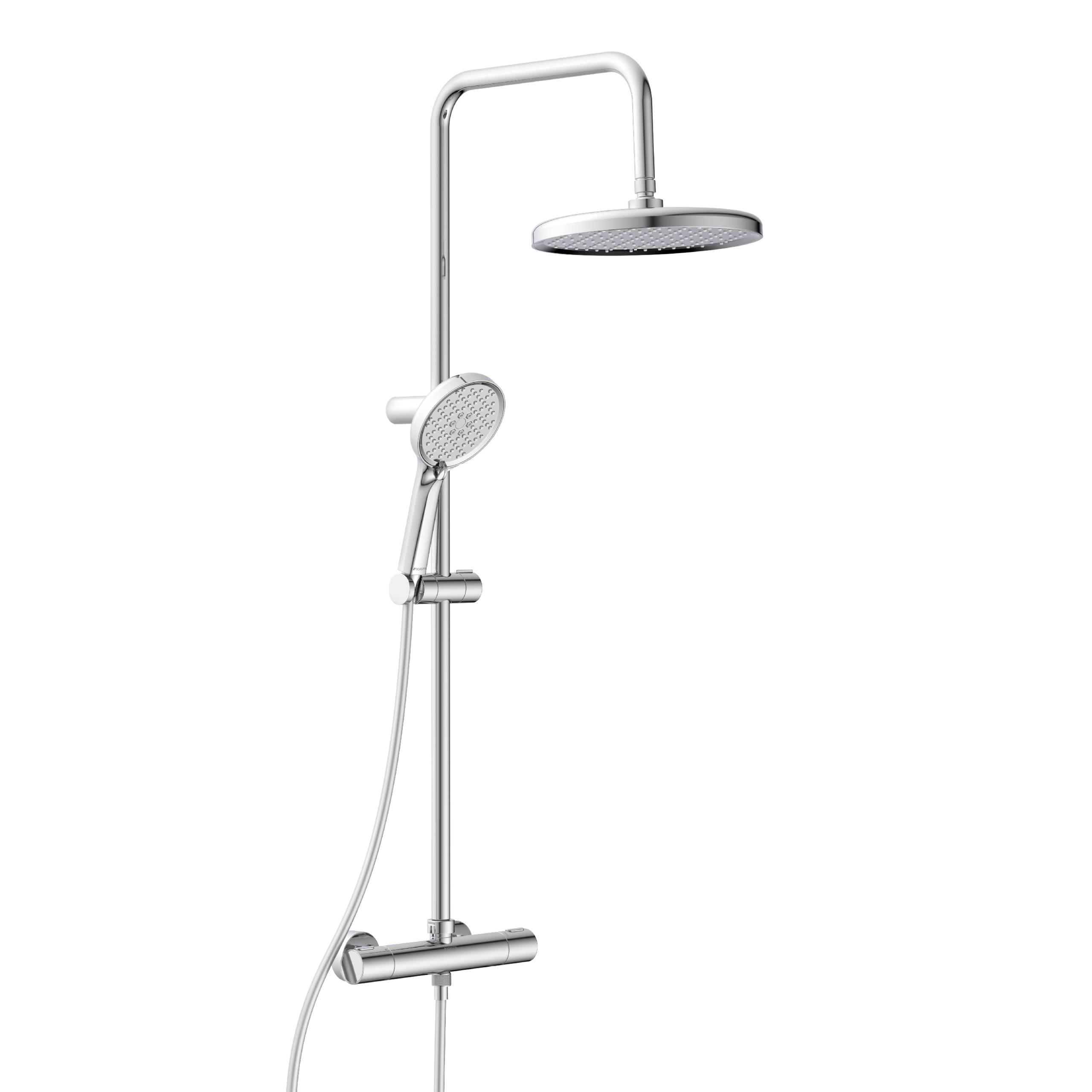 MADRID Überkopfbrause-Set , Chrom