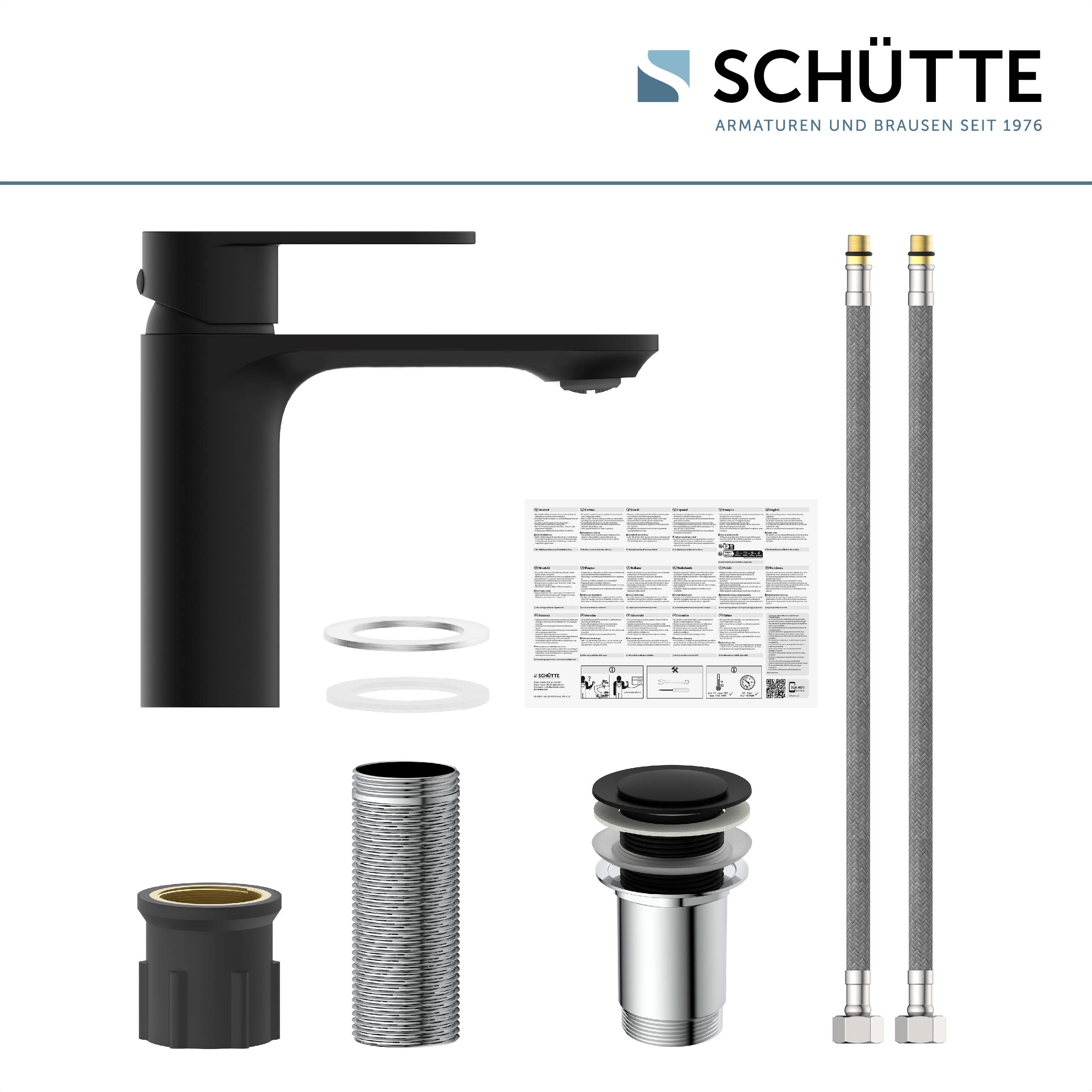 MONTANA Waschtischarmatur, Schwarz matt