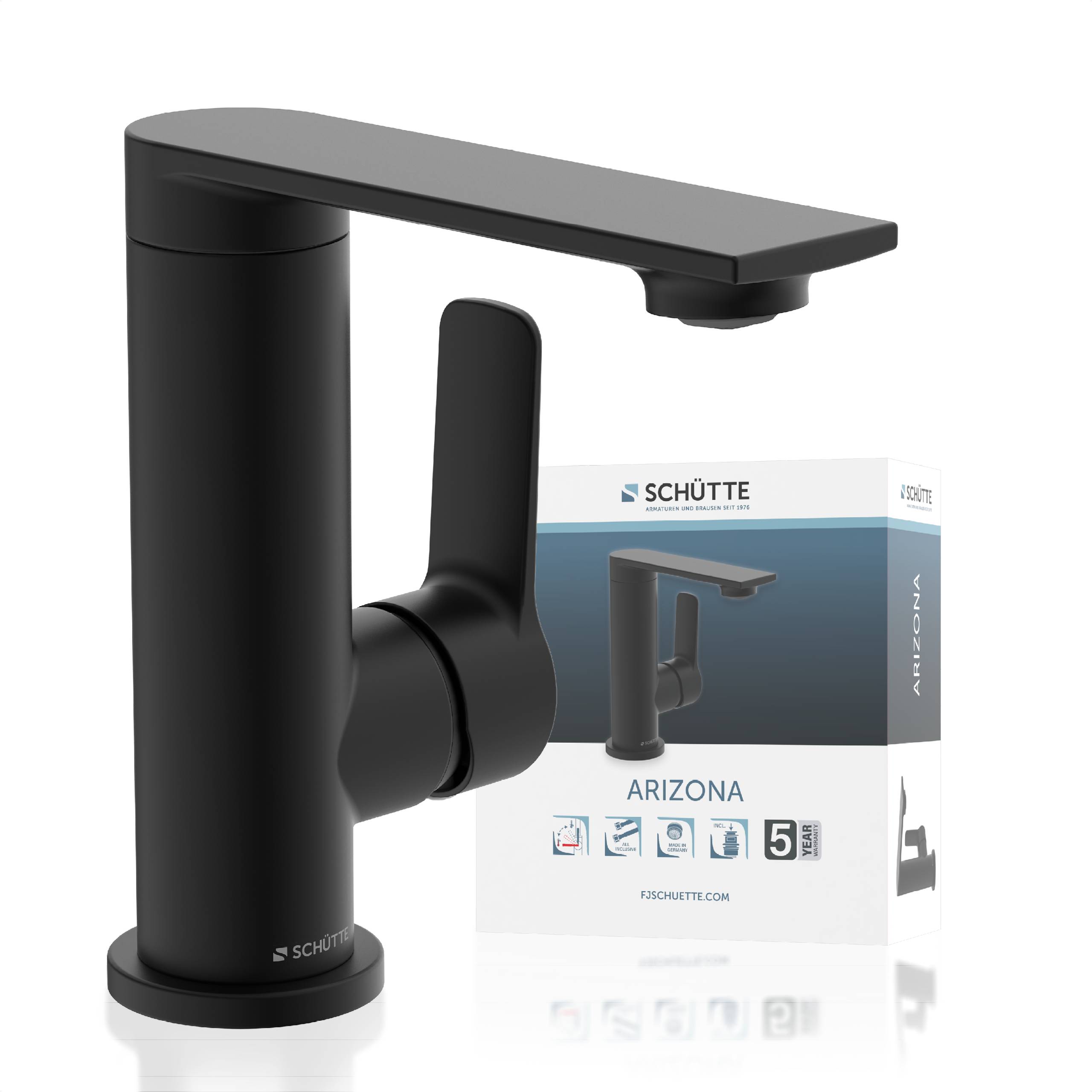 ARIZONA Waschtischarmatur, Schwarz matt