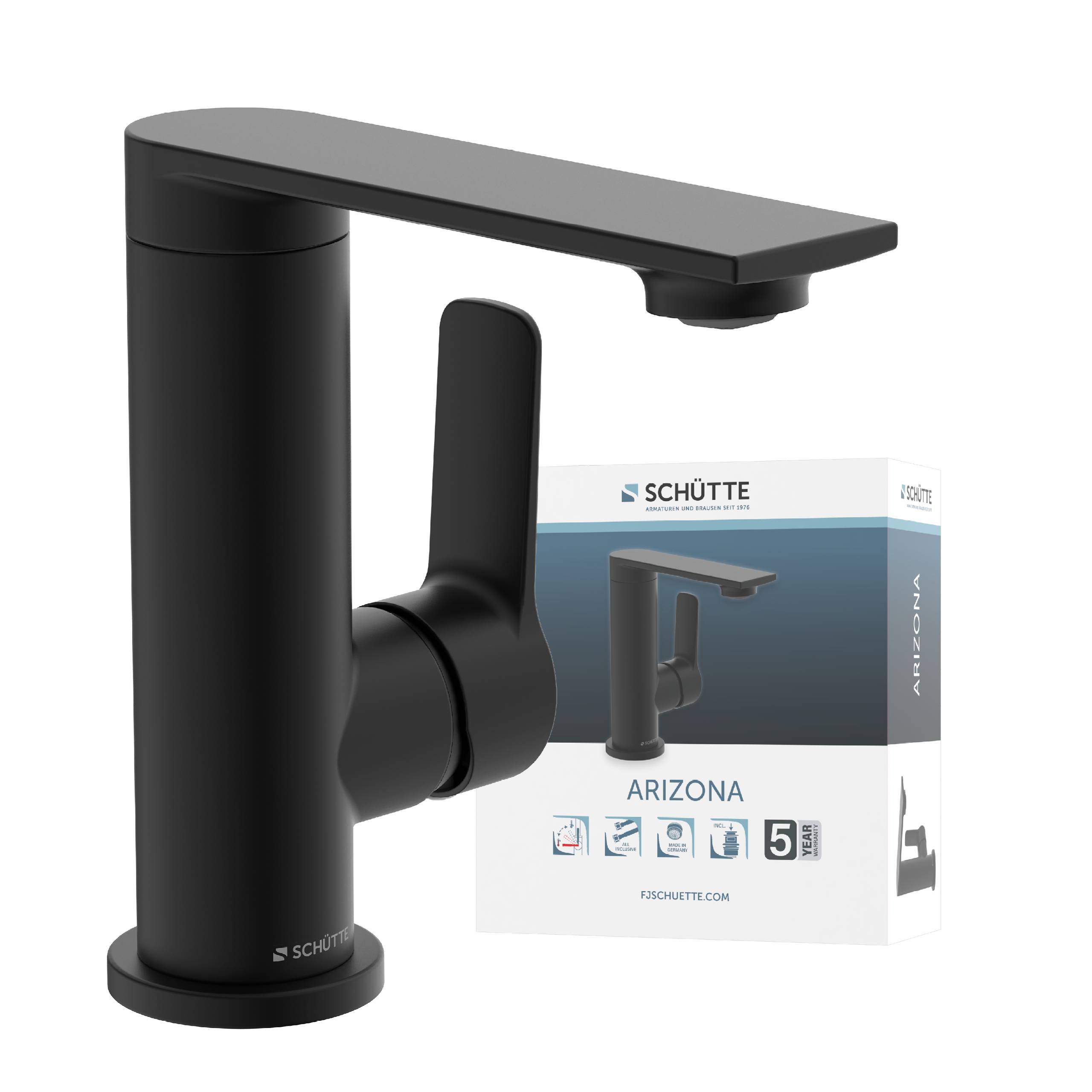 ARIZONA Waschtischarmatur, Schwarz matt