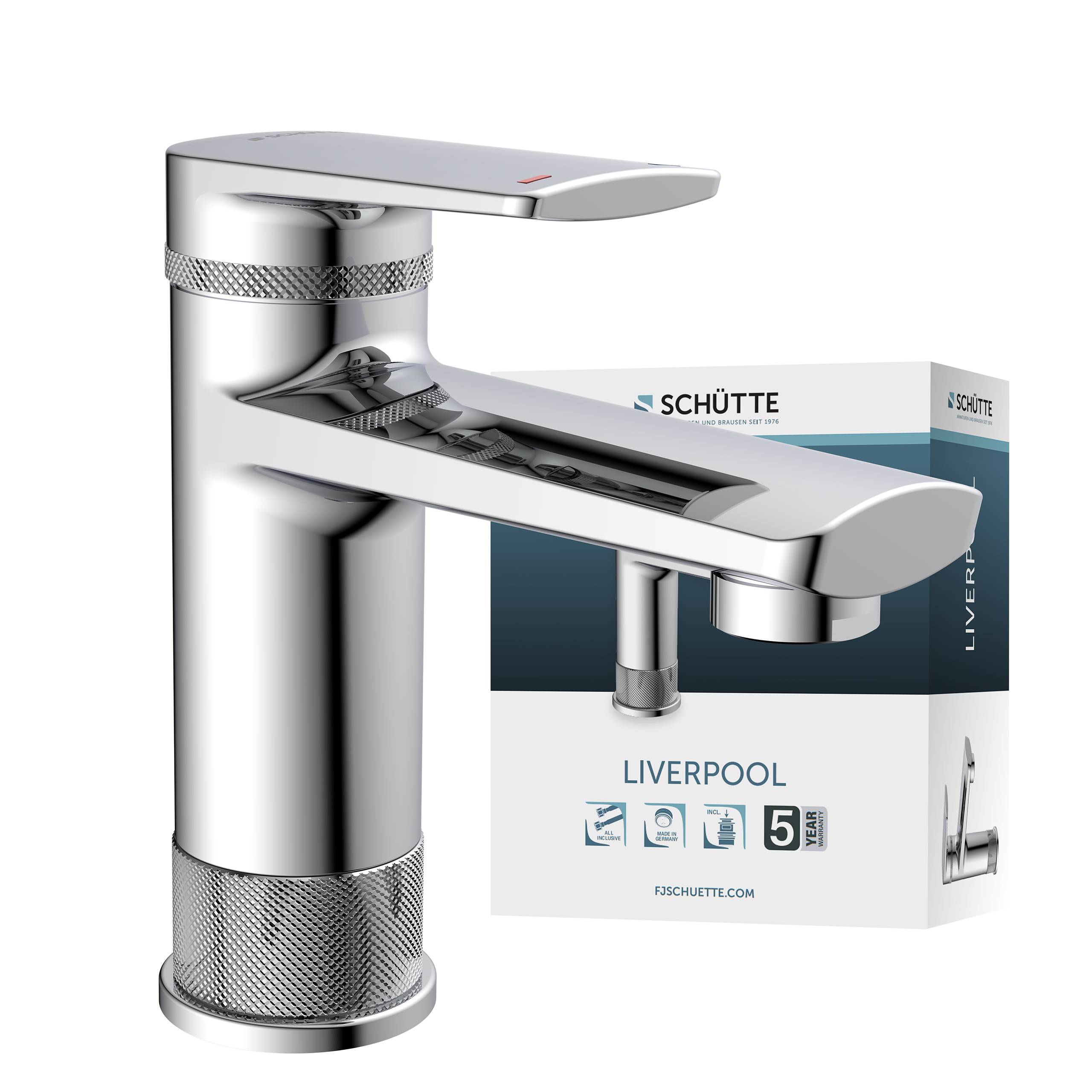 LIVERPOOL Waschtischarmatur, Chrom