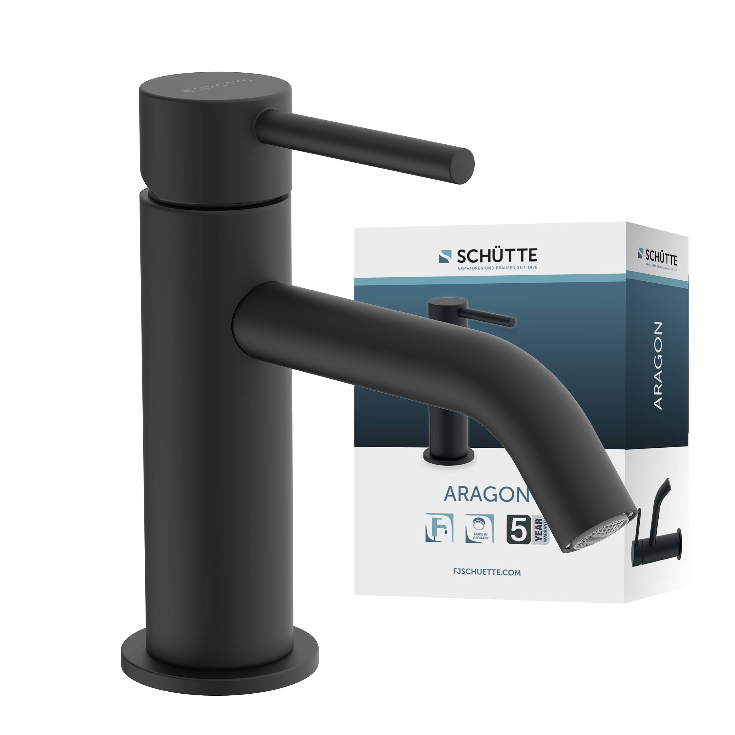 ARAGON Standventil, Schwarz matt
