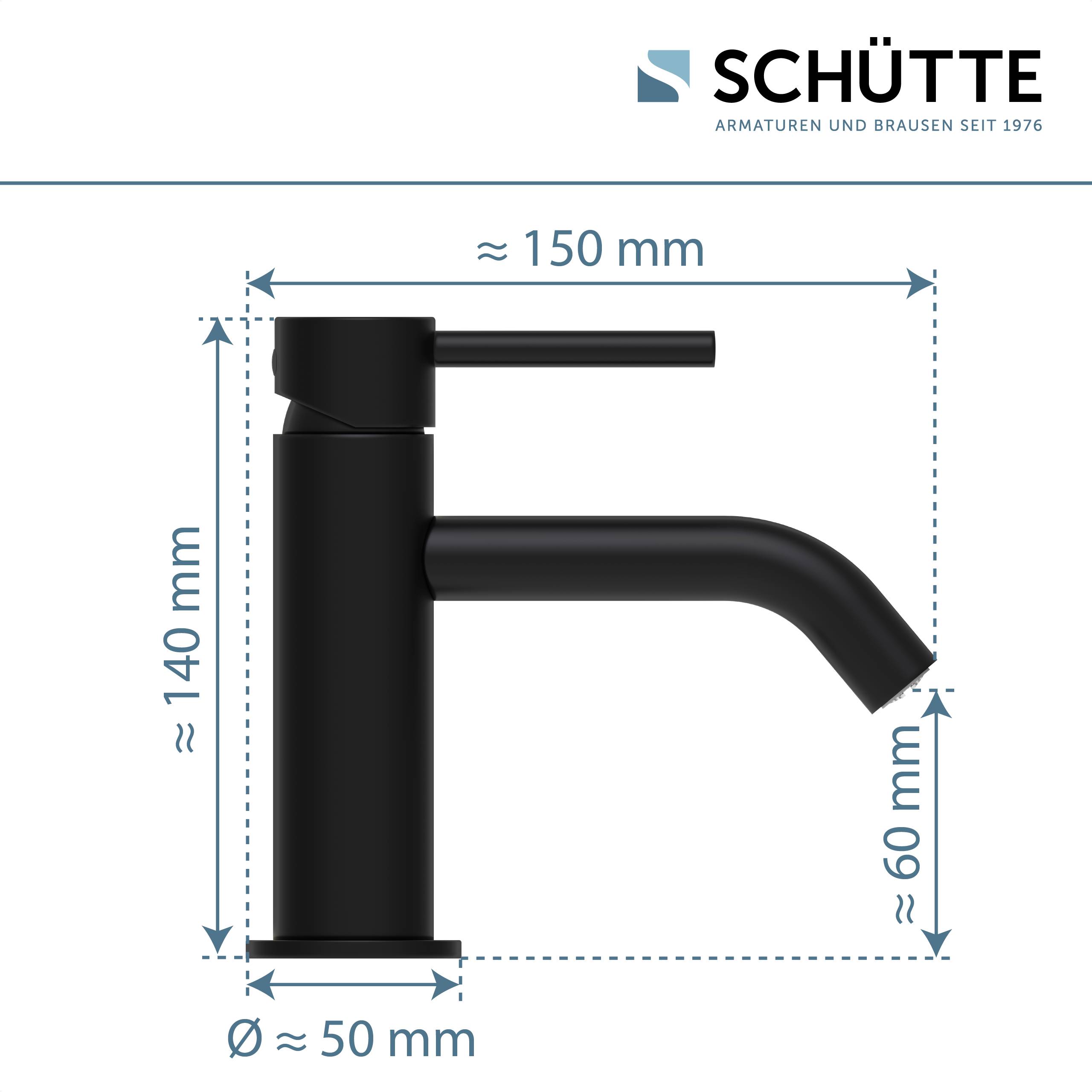 ARAGON Standventil, Schwarz matt