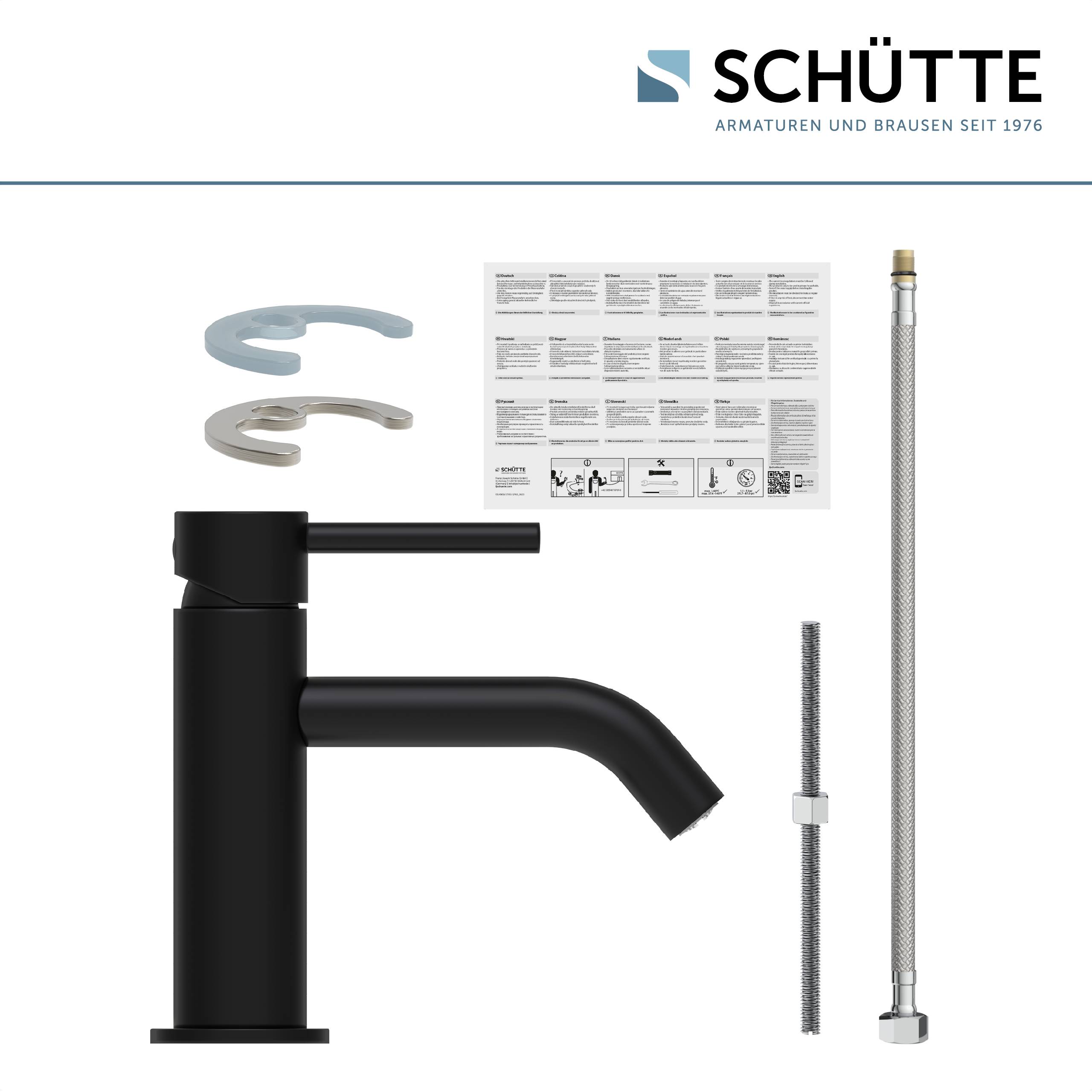 ARAGON Standventil, Schwarz matt