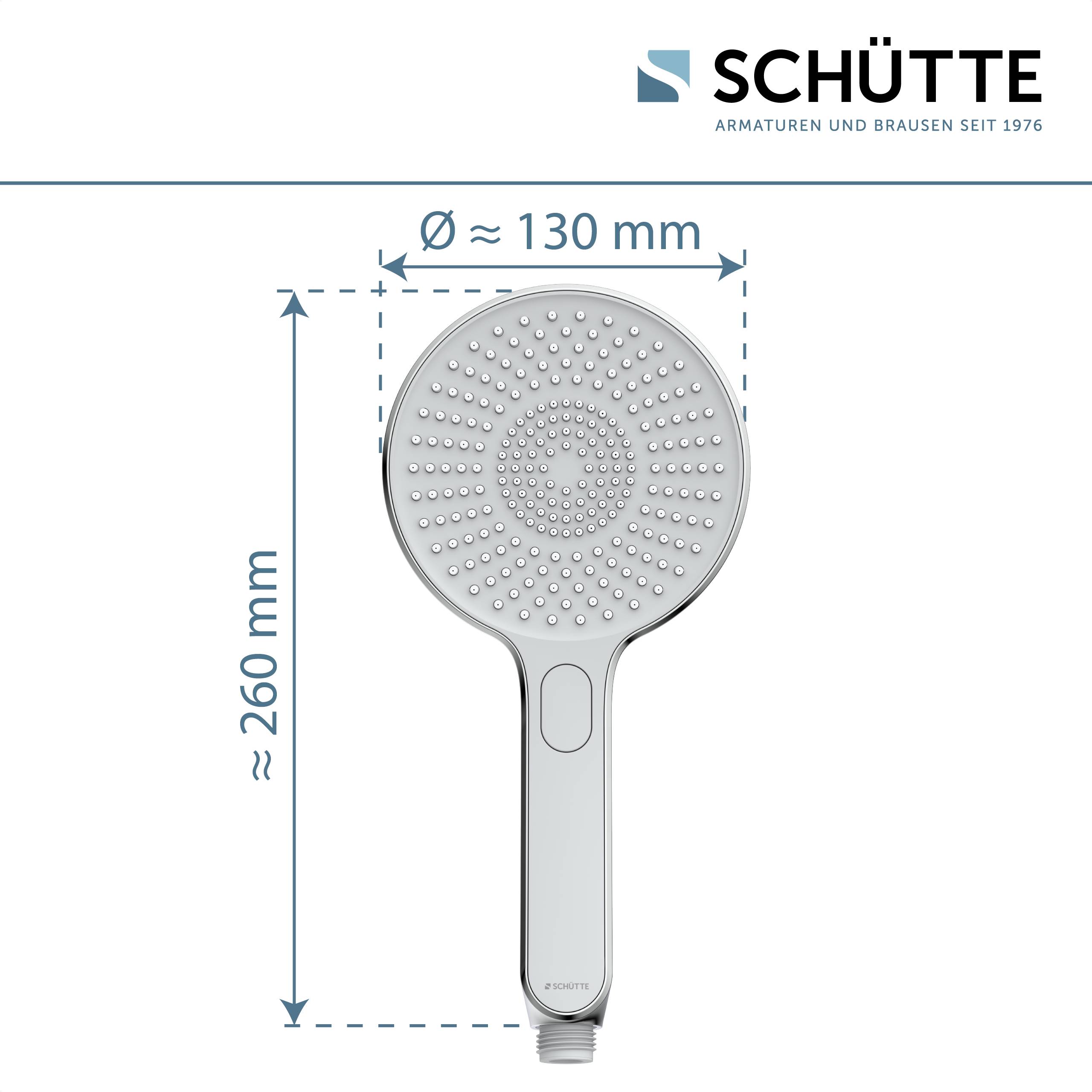KARIBIK Handbrause, Chrom/Hellgrau