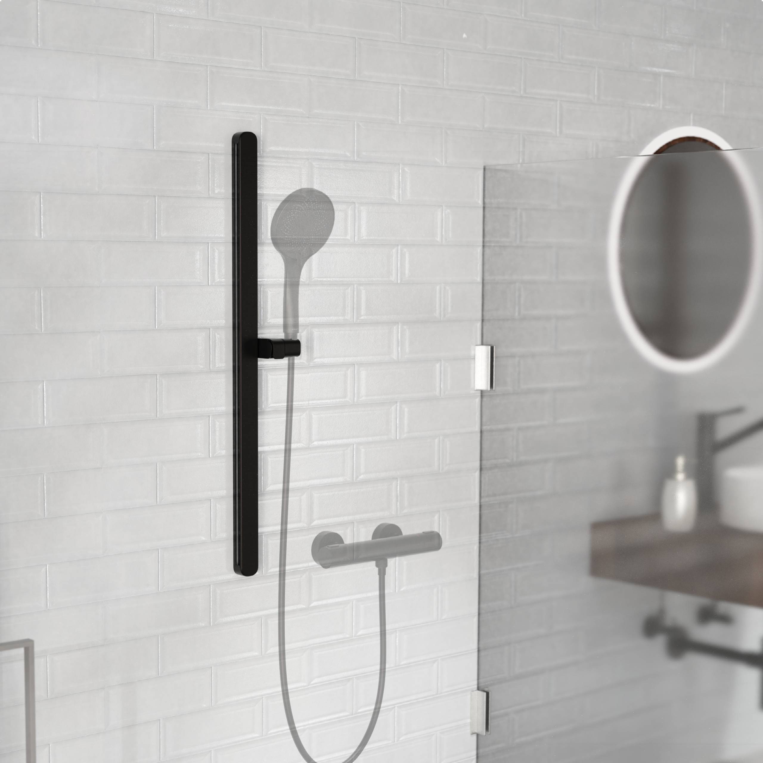 KARIBIK Brausestange, Schwarz matt