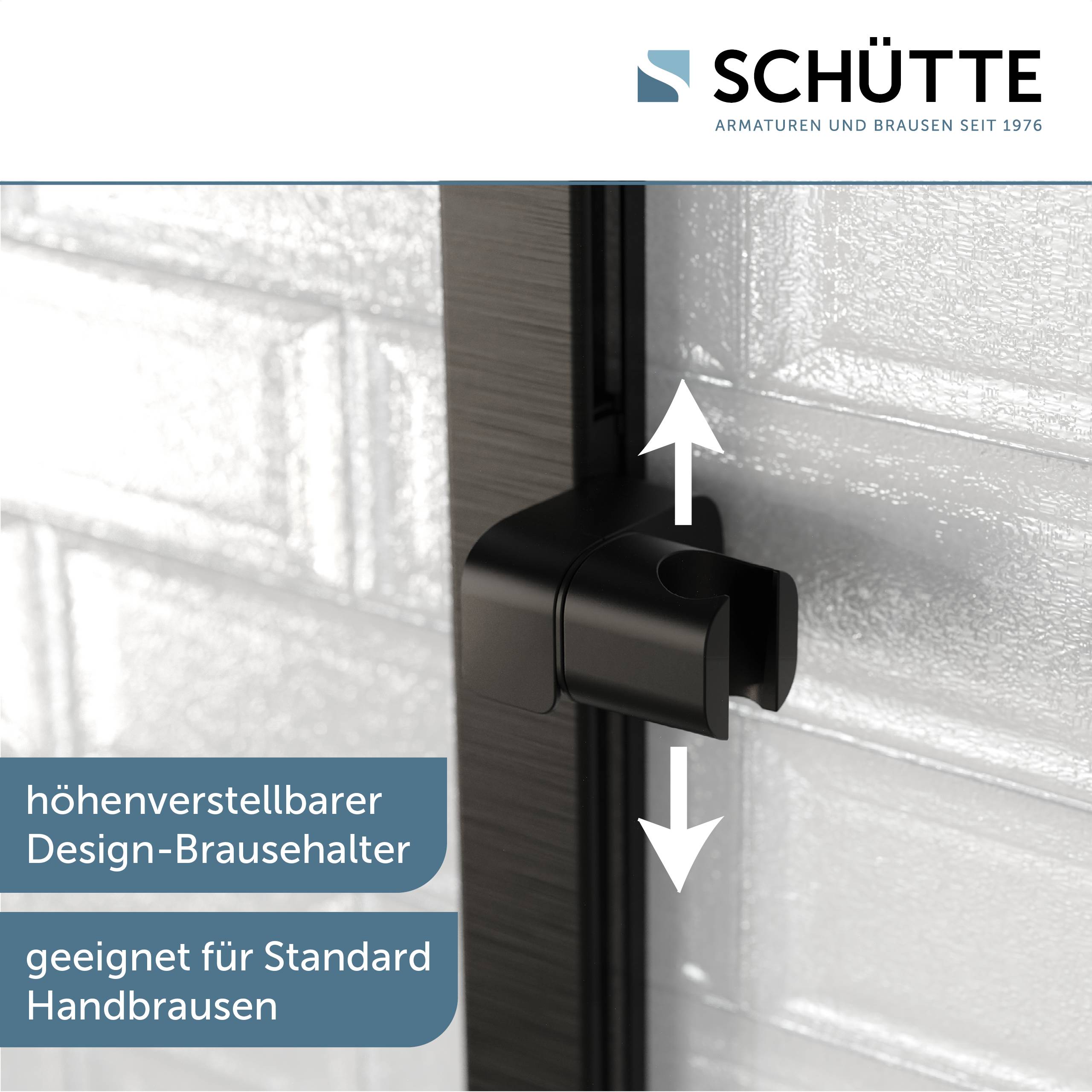 KARIBIK Brausestange, Schwarz matt