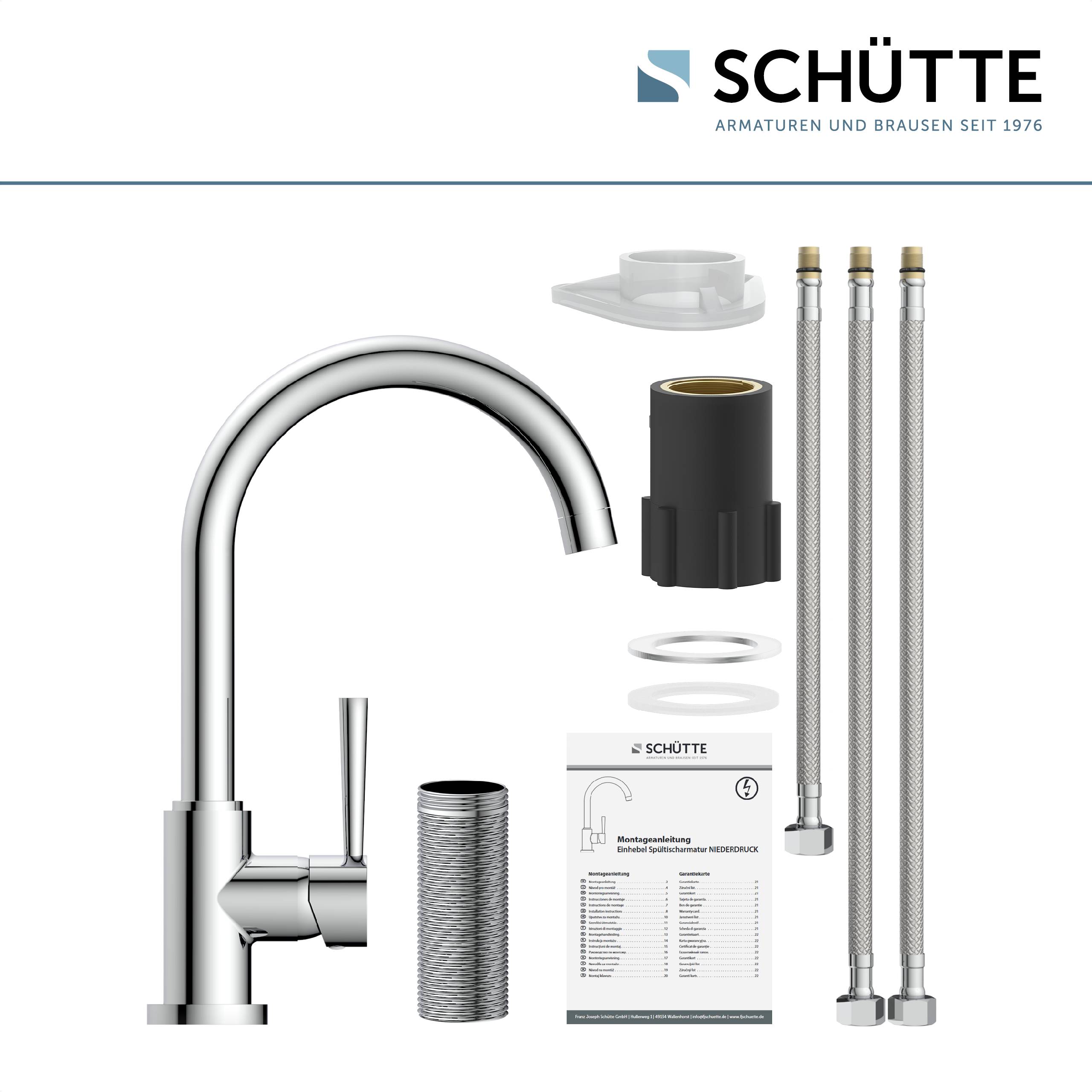 CORNWALL Spültischarmatur Niederdruck, Chrom