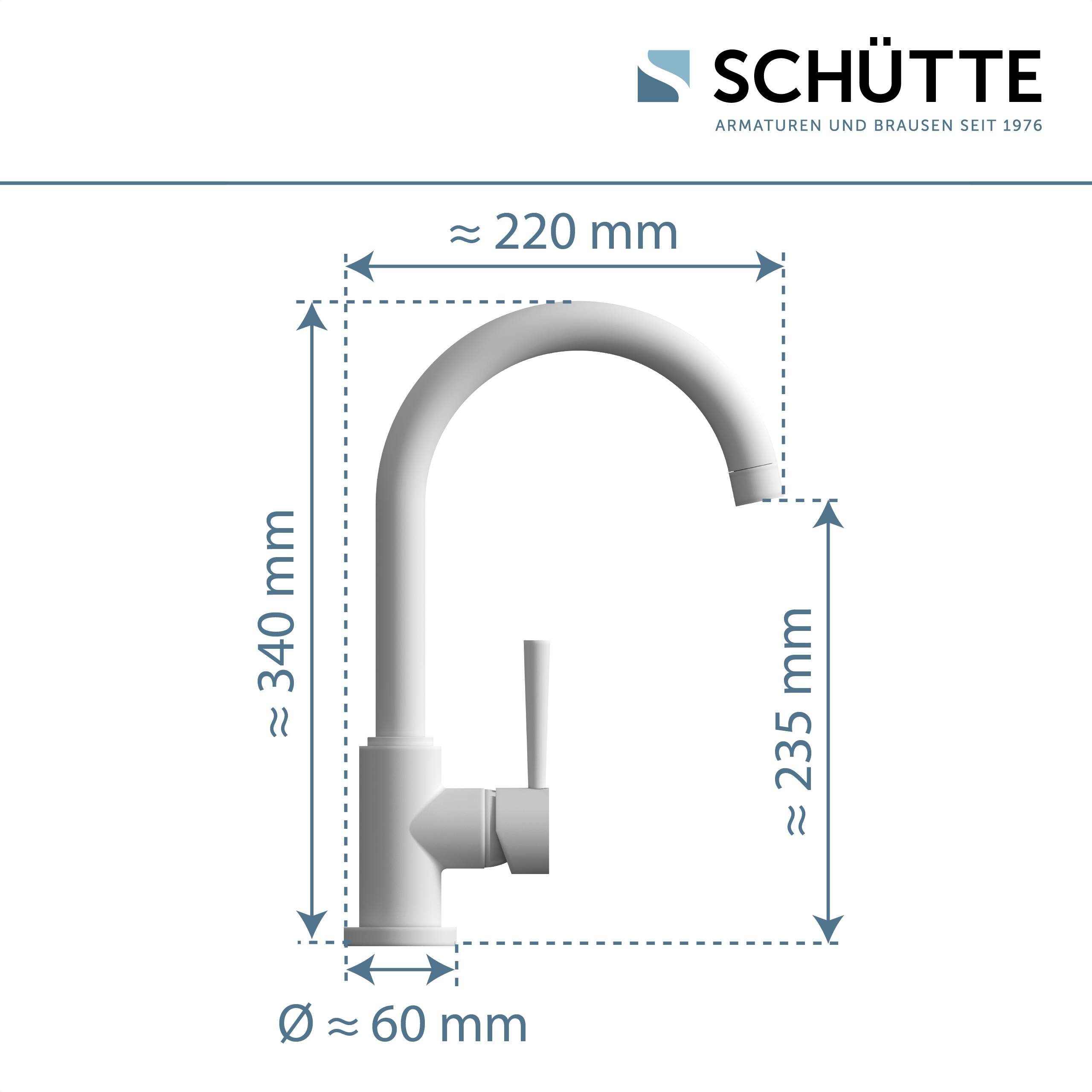 CORNWALL Spültischarmatur, Weiß matt