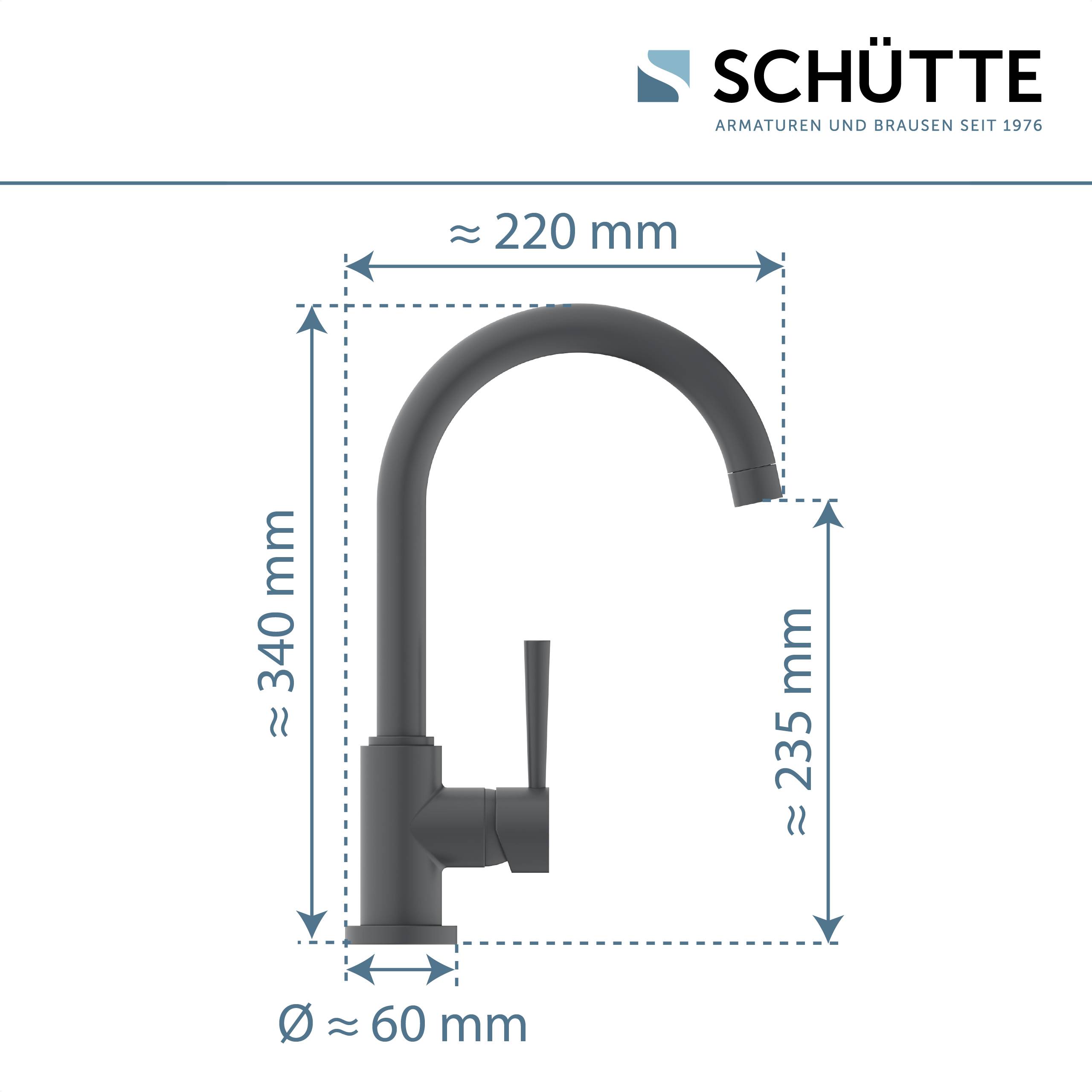 CORNWALL Spültischarmatur, Anthrazit matt