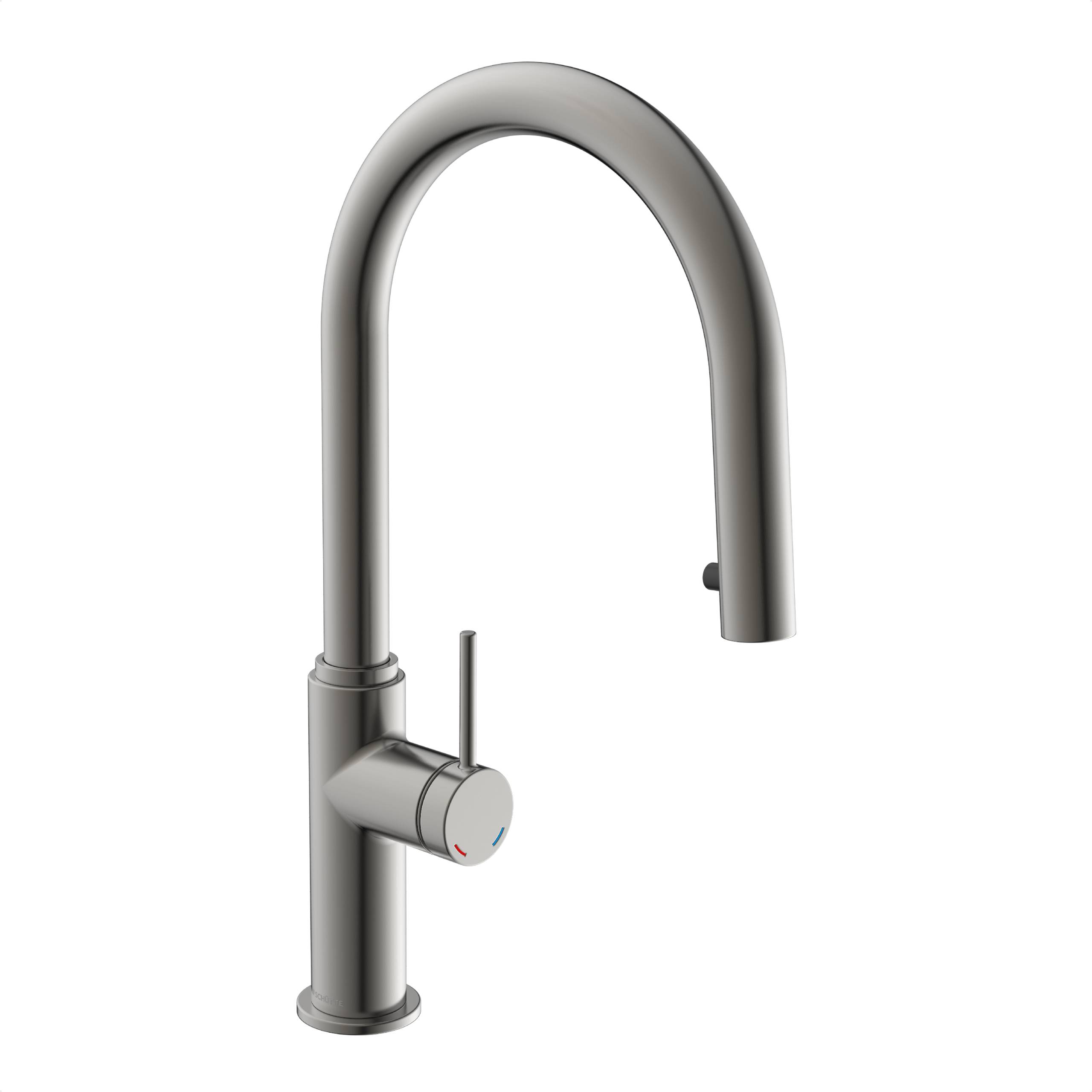 BLACKPOOL Spültischarmatur, Graphit matt, mit herausziehbarem Auslauf