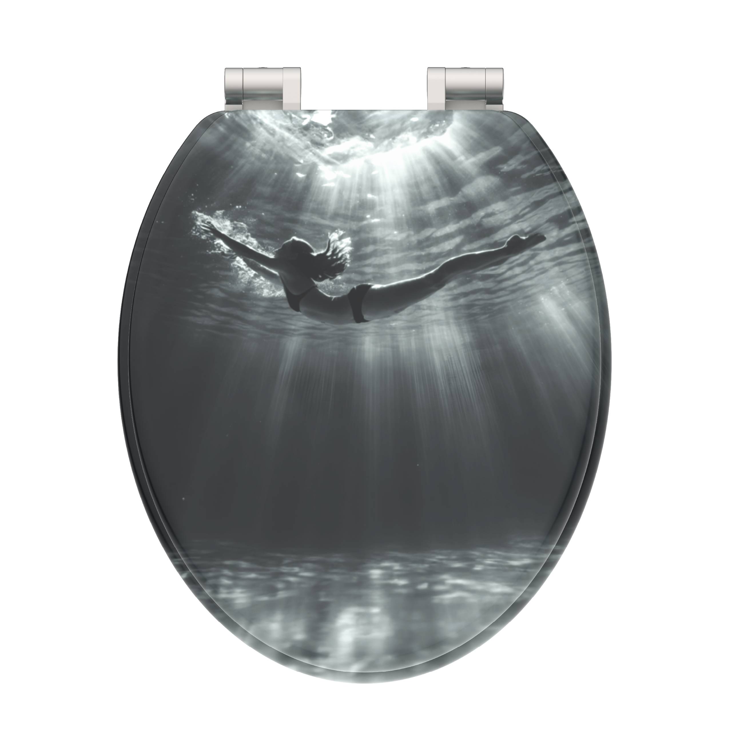 MDF WC-Sitz DEEP DIVE, mit Absenkautomatik