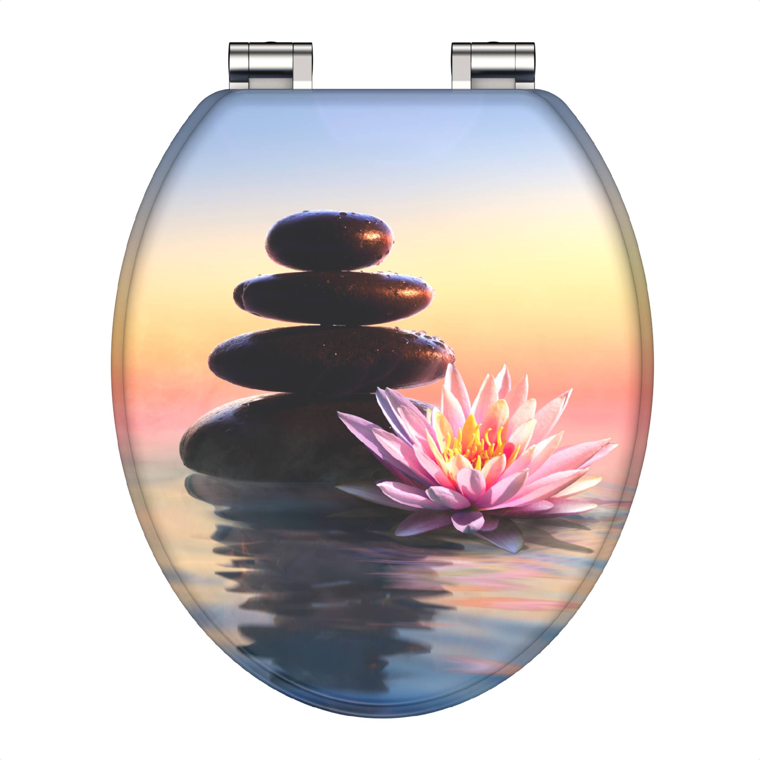 MDF WC-Sitz SUNSET DREAM, mit Absenkautomatik