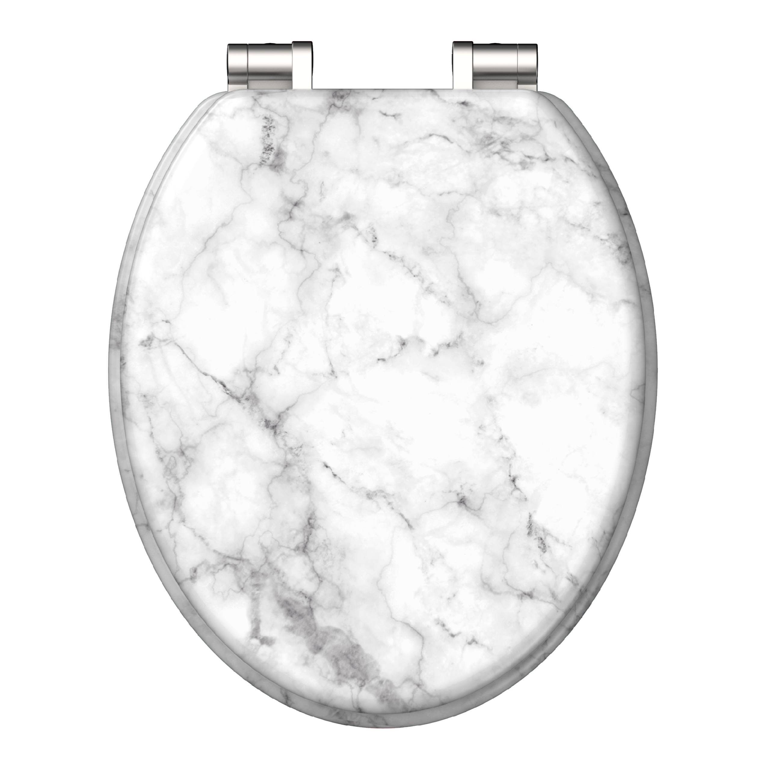 MDF WC-Sitz MARMOR STONE, mit Absenkautomatik