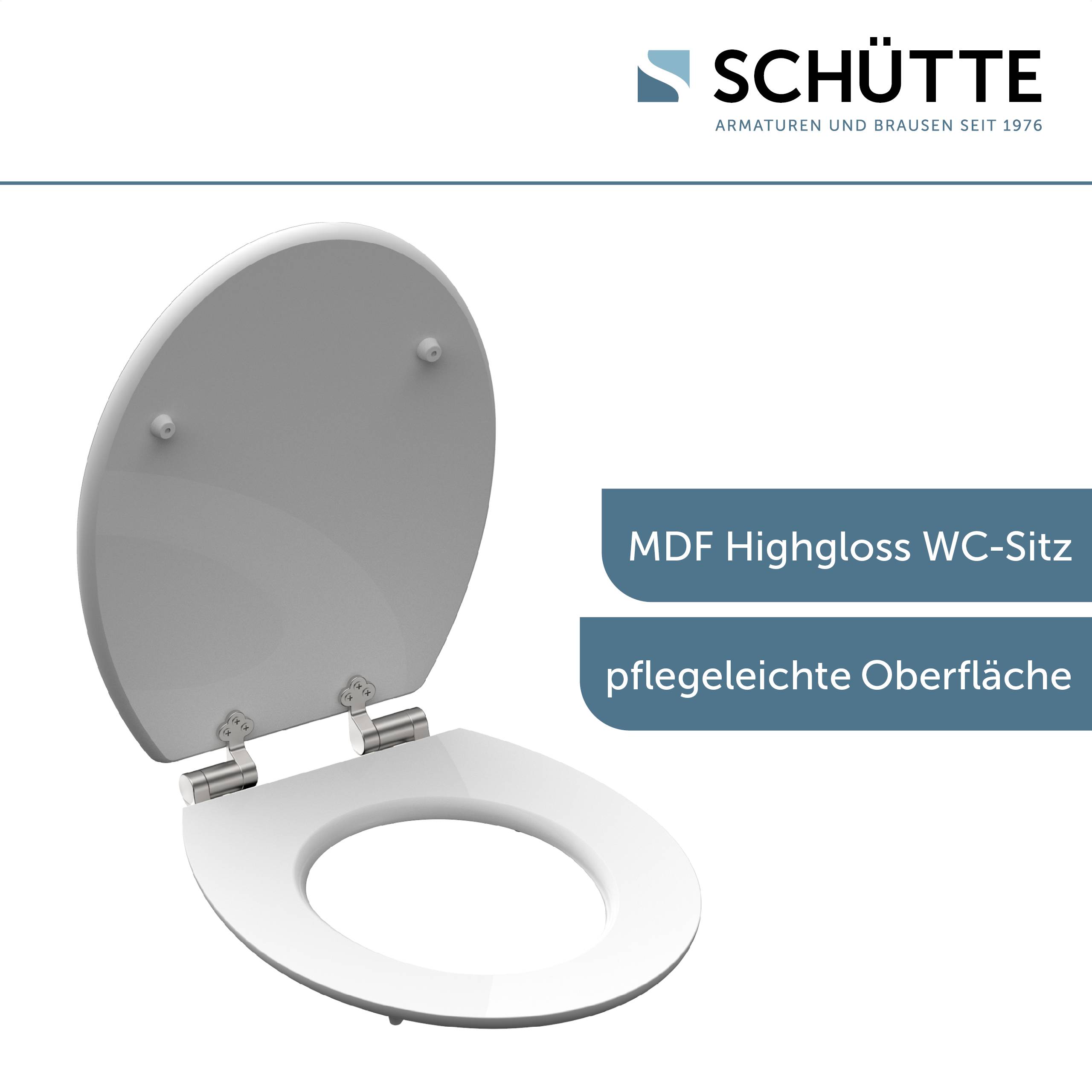 MDF HG WC-Sitz POLAR LIGHTS, mit Absenkautomatik