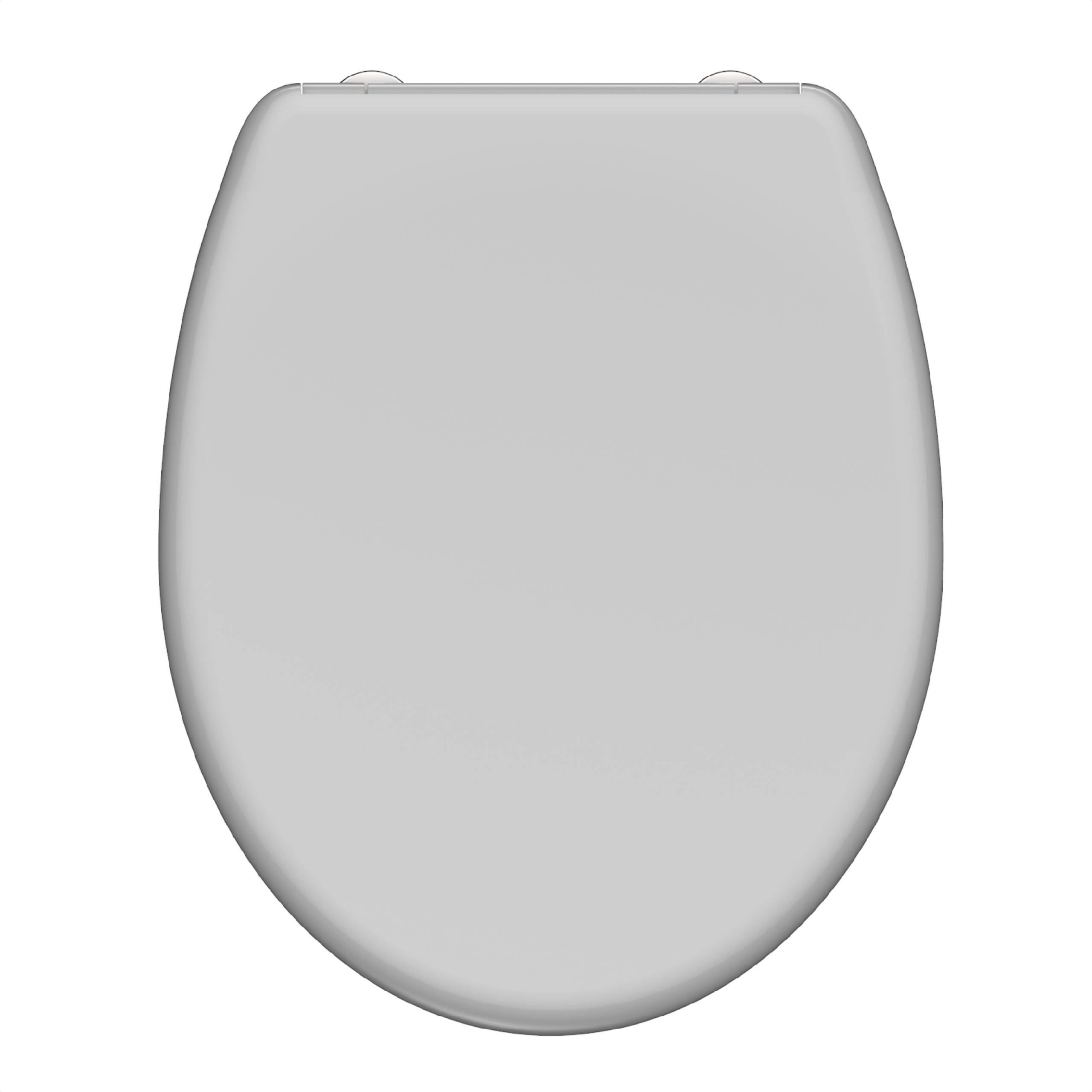 Duroplast WC-Sitz GREY, mit Absenkautomatik und Schnellverschluss