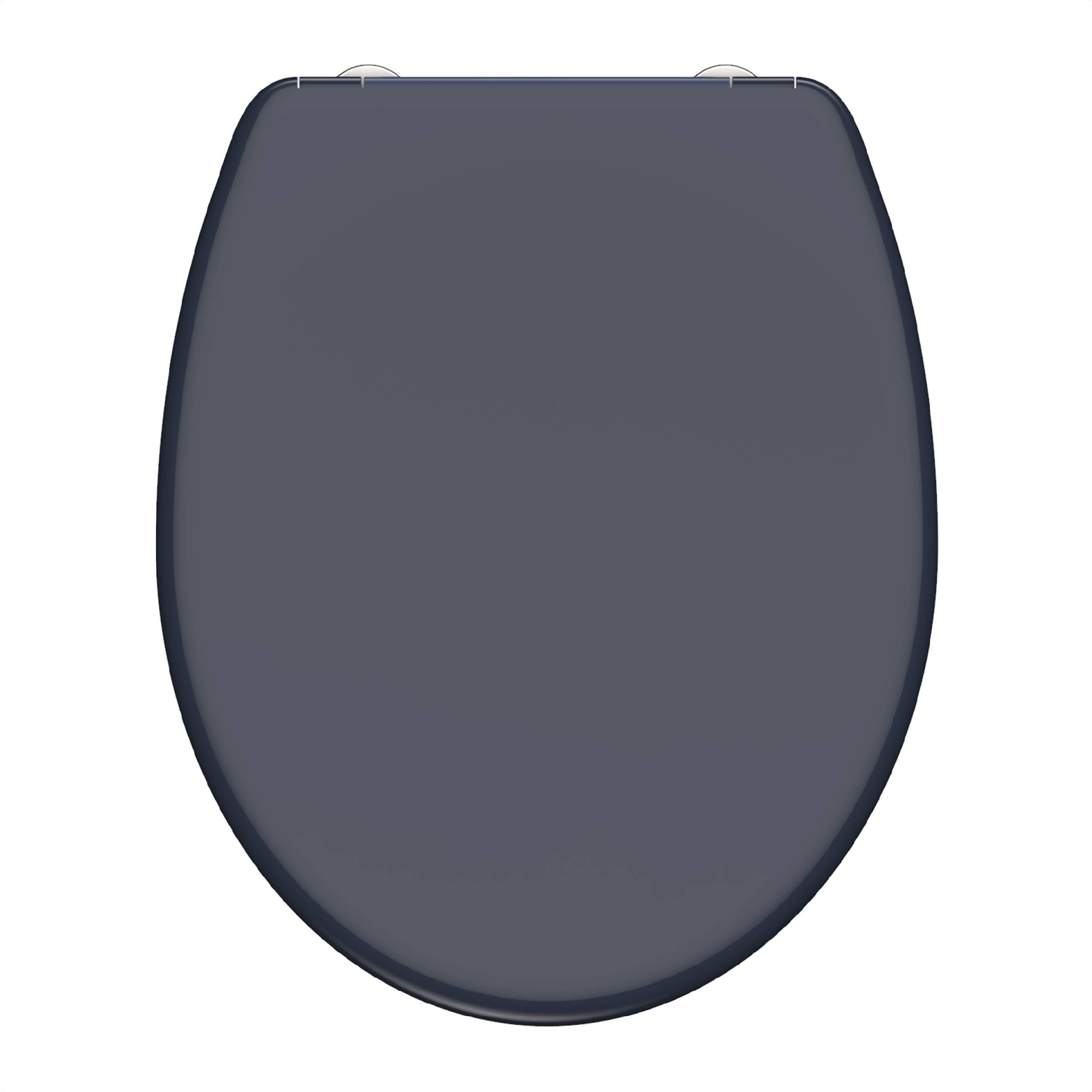 Duroplast WC-Sitz ANTHRAZIT, mit Absenkautomatik und Schnellverschluss