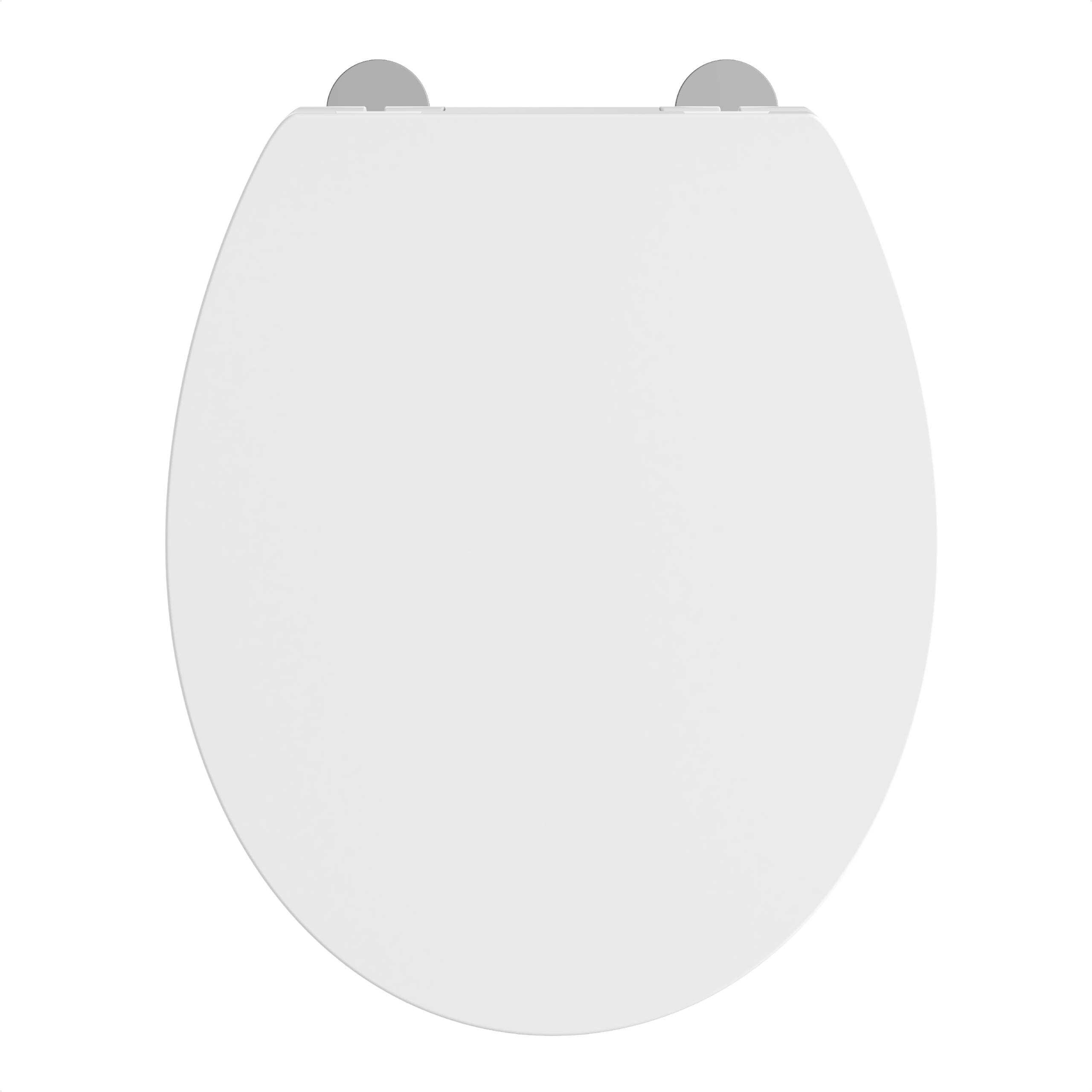 Duroplast WC-Sitz WHITE, PREMIUM, mit Absenkautomatik und Schnellverschluss