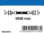 Flexibler Anschlussschlauch 1000 mm, 3/8"IG x 3/8"IG
