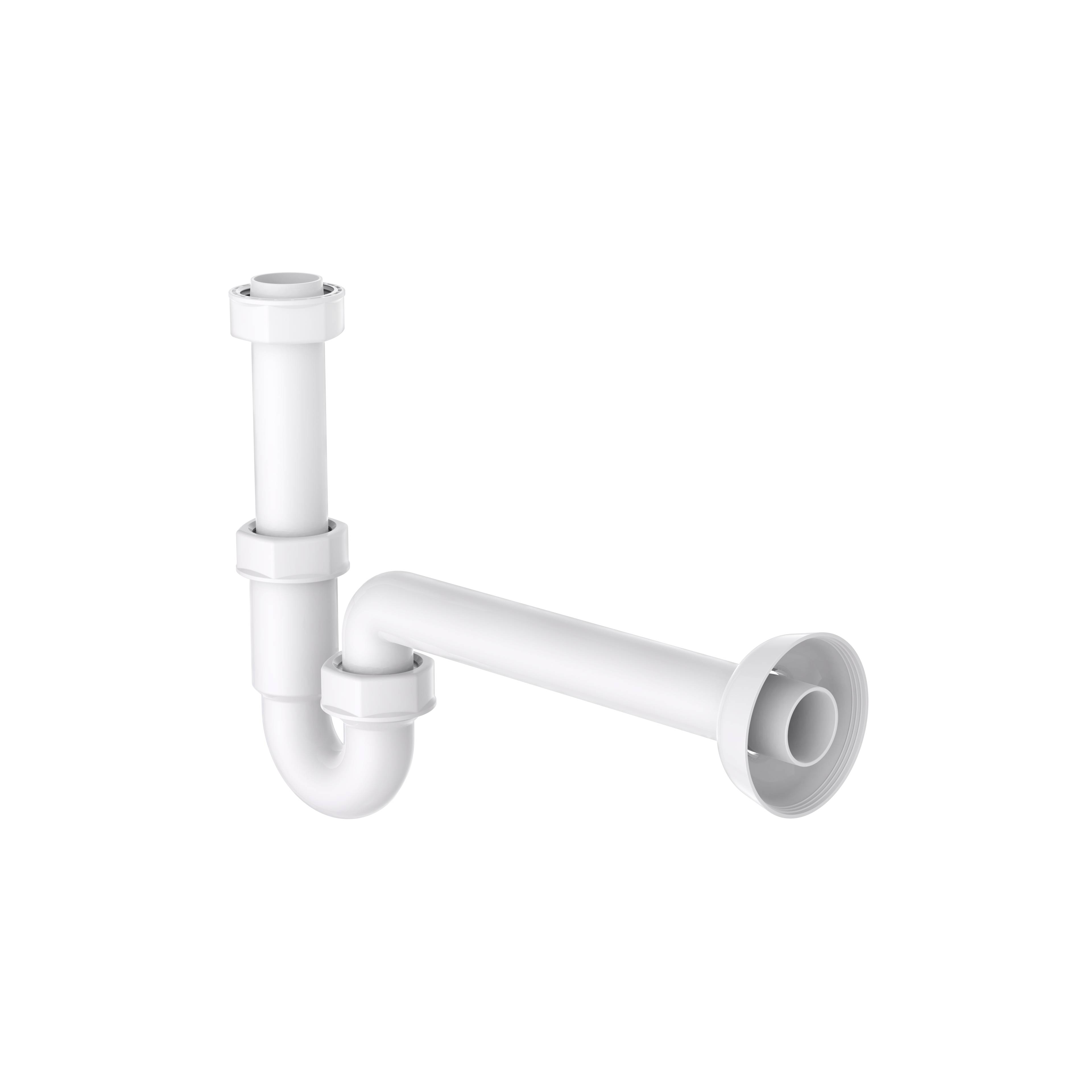 KS Röhrensiphon, Weiß, 1 1/4" x 32 mm