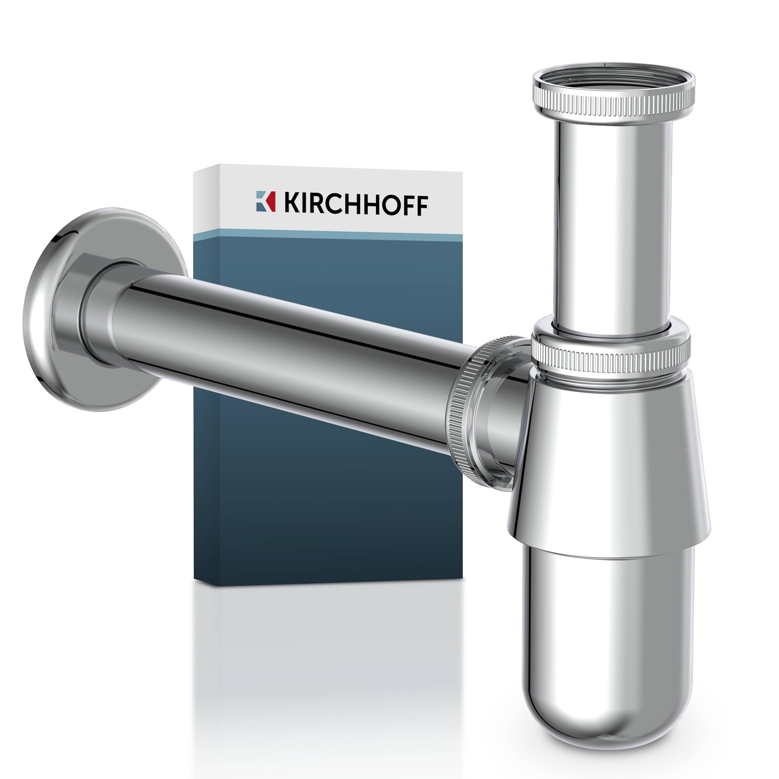 Flaschensiphon, Chrom, 1 1/4" x 32 mm