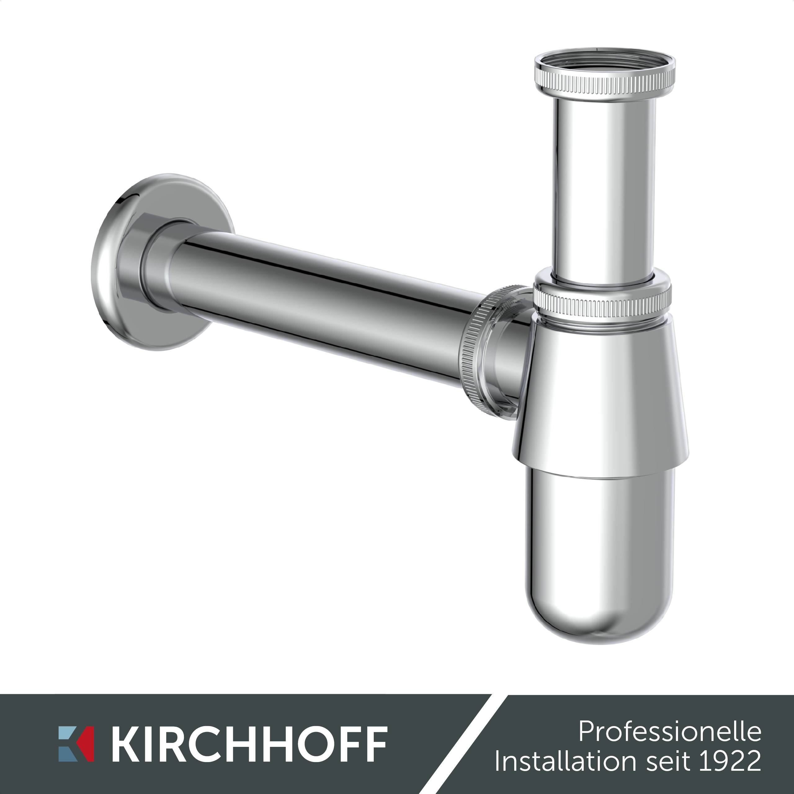 Flaschensiphon, Chrom, 1 1/4" x 32 mm