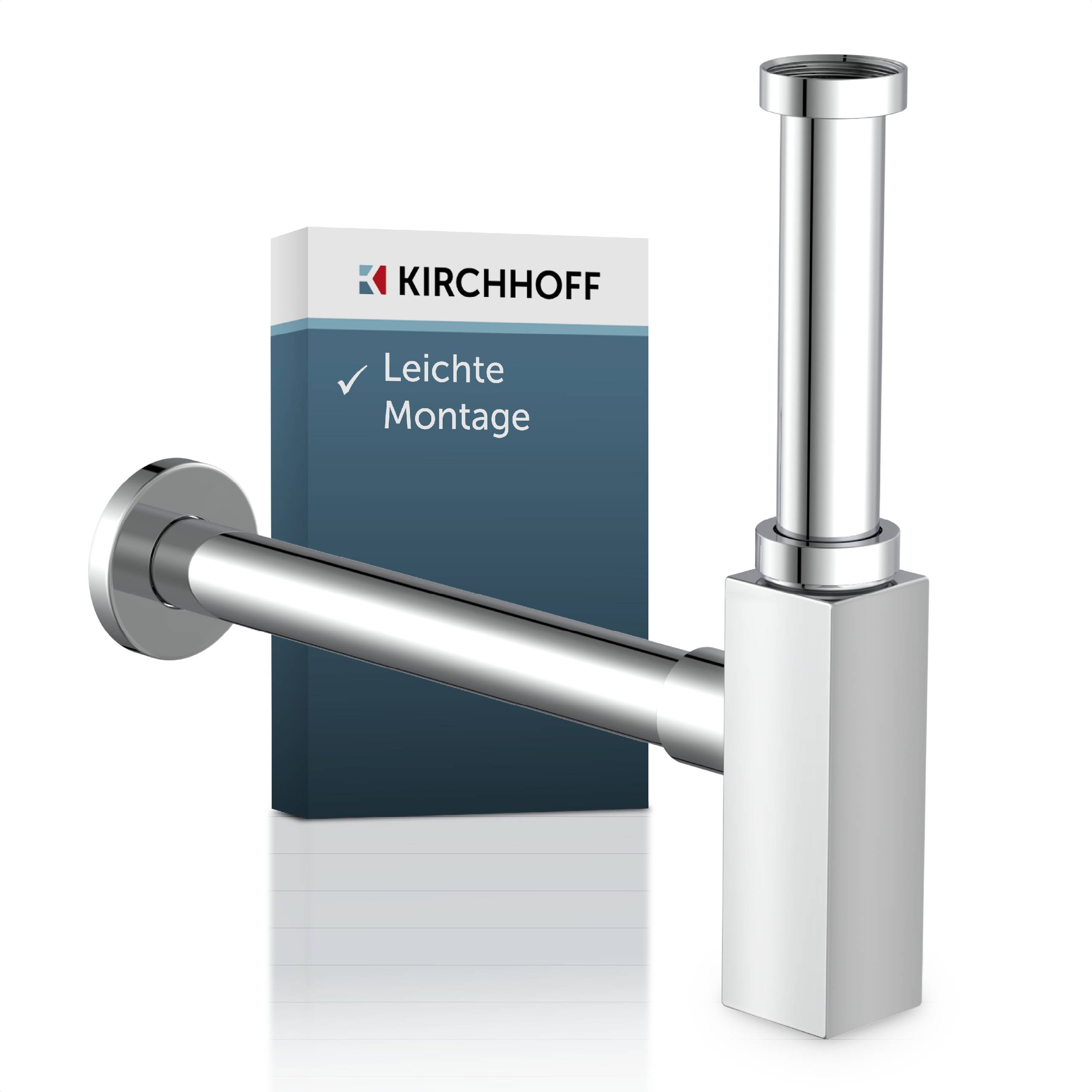 DS-3WK Flaschensiphon, Chrom, 1 1/4" x 32 mm